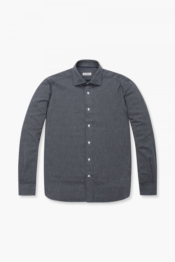 코튼 솔리드 플란넬 셔츠 RE3FMBASH305R98