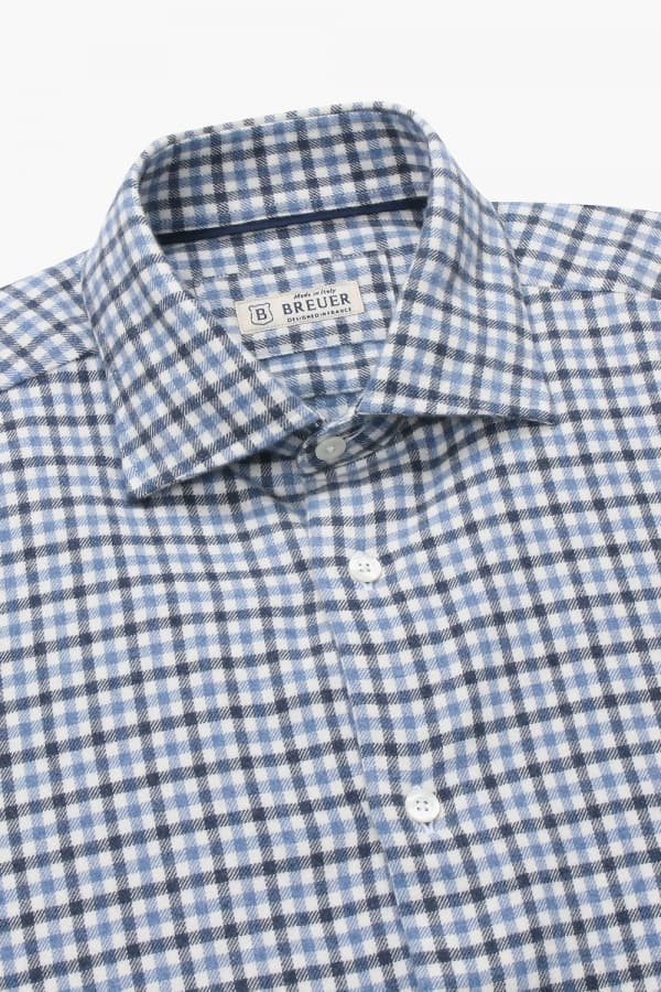 코튼 깅엄체크 플란넬 셔츠 RE3FMBASH308R65