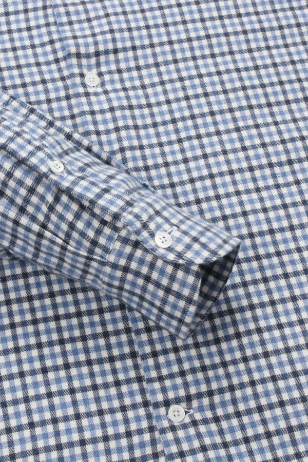 코튼 깅엄체크 플란넬 셔츠 RE3FMBASH308R65