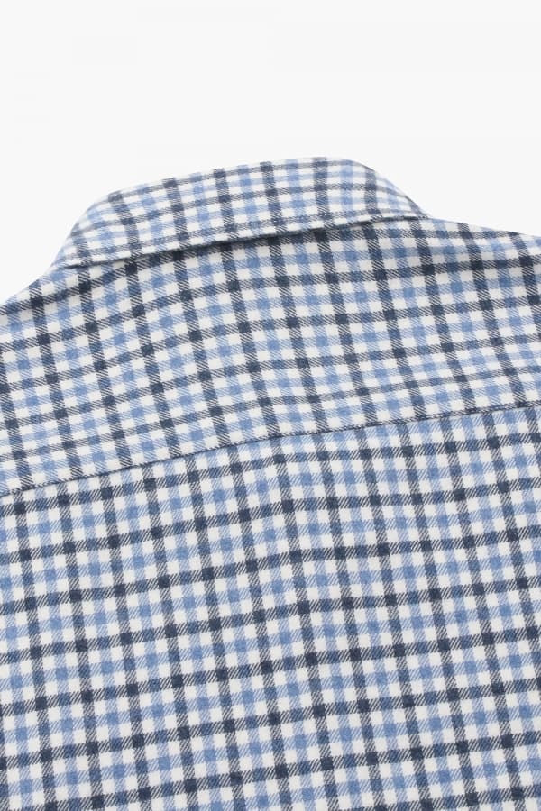 코튼 깅엄체크 플란넬 셔츠 RE3FMBASH308R65