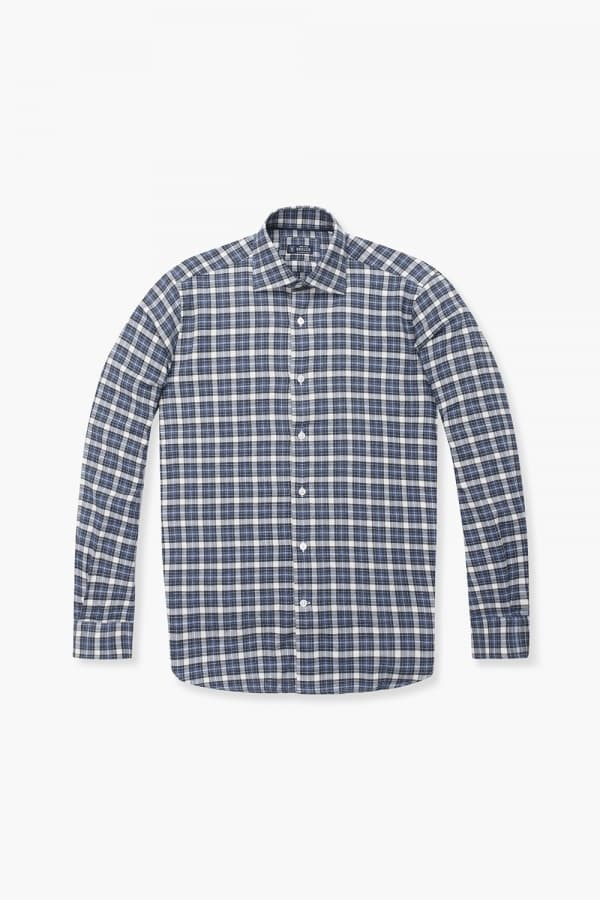 코튼 타탄체크 플란넬 셔츠 RE3FMBASH309R64