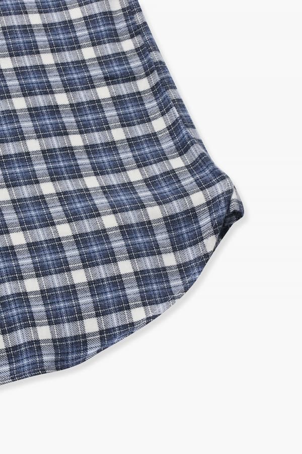 코튼 타탄체크 플란넬 셔츠 RE3FMBASH309R64