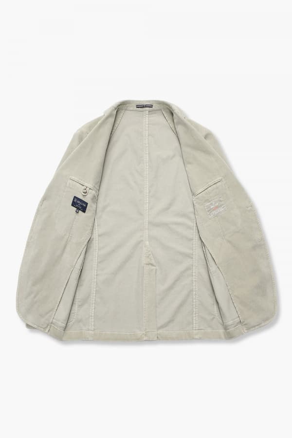 시그니처 셰비 재킷 가먼트다잉 베이지 RE3FMBAJA102R15