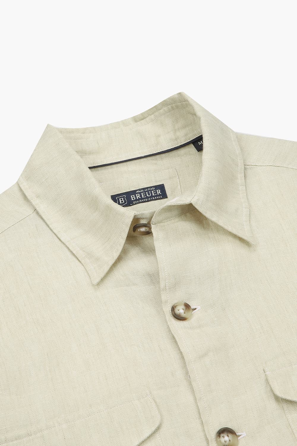 린넨 셔츠 자켓 베이지 RE2SMBASH201R80