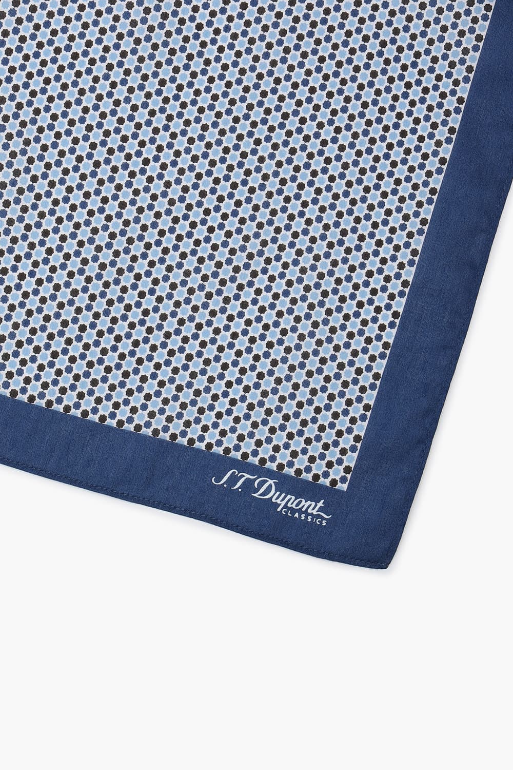 패턴 1004 코튼 손수건 블루 SE5SMA381004SBU