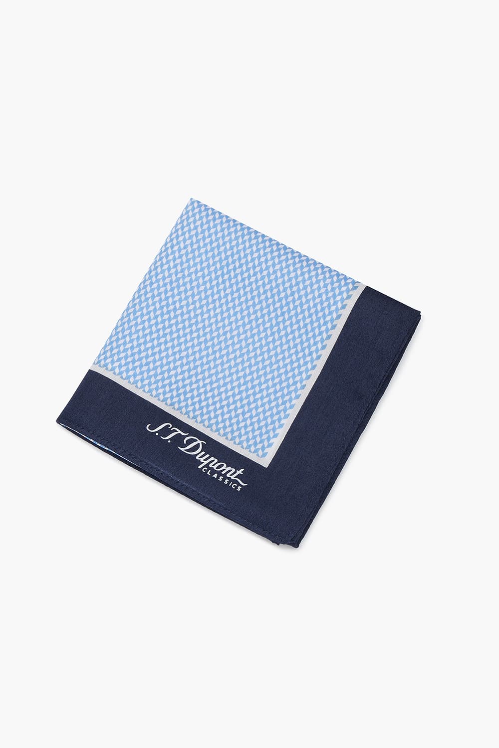 패턴 1001 코튼 손수건 블루 SE5SMA381001SBU