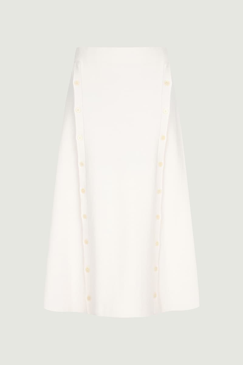 니트 버튼디자인 플레어 스커트 CE4SFYSSK046C01