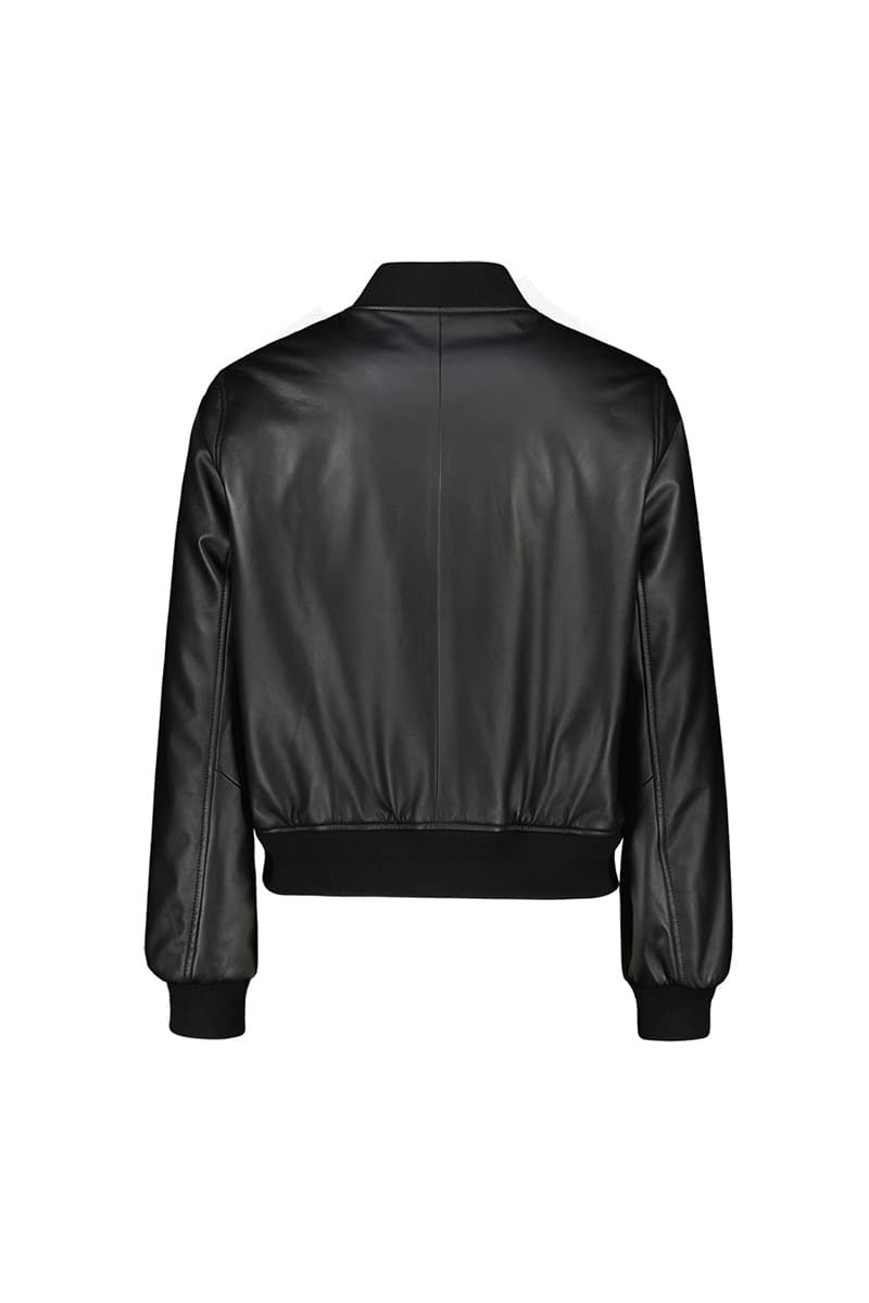 레더 봄버 자켓 CE5SFLEJA011C10
