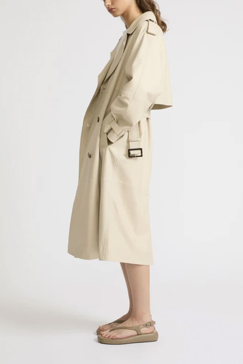벨트 롱 트렌치 코트 CE5SFLECO010C12