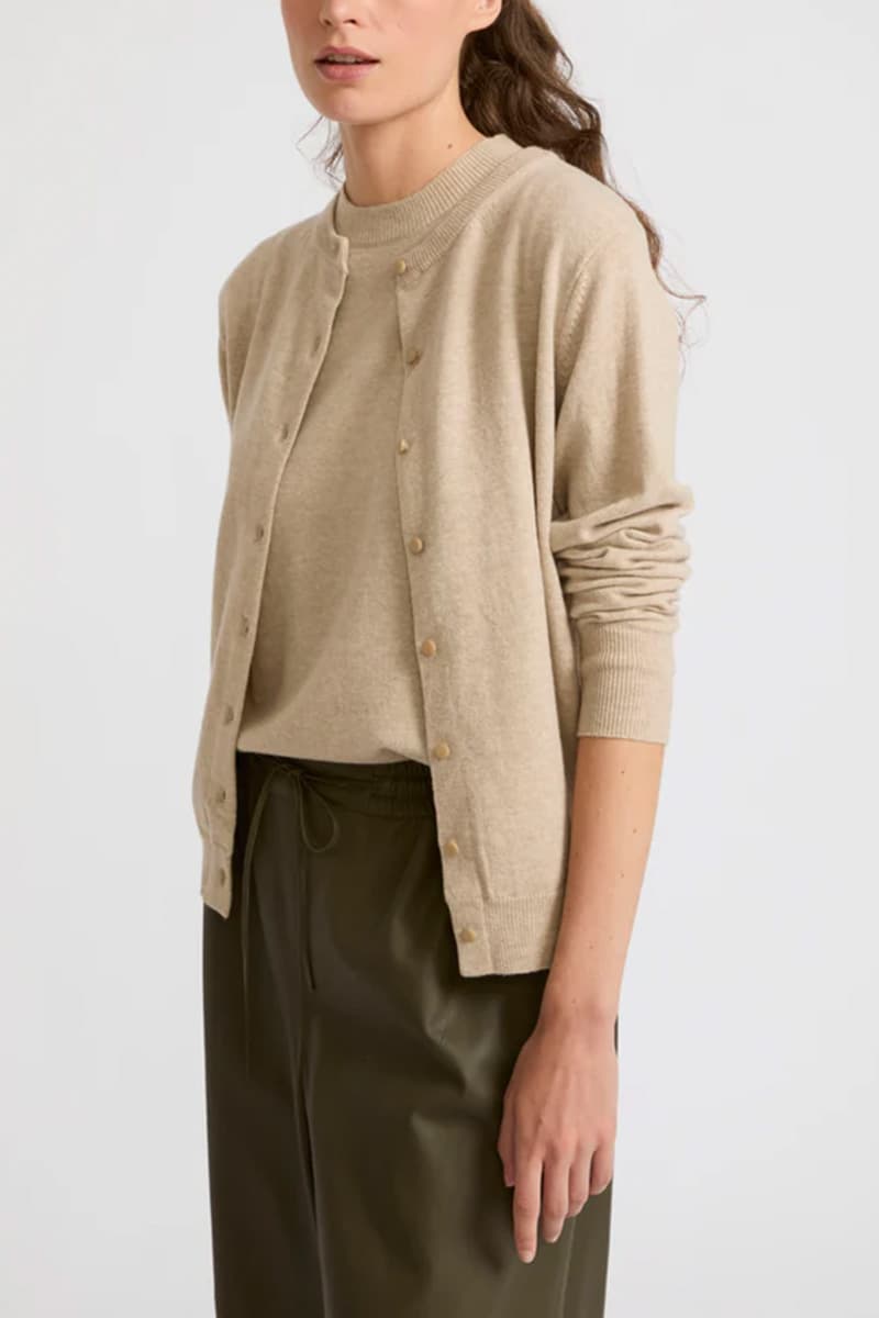 울 캐시미어 가디건 CE5SFKNCD001C23