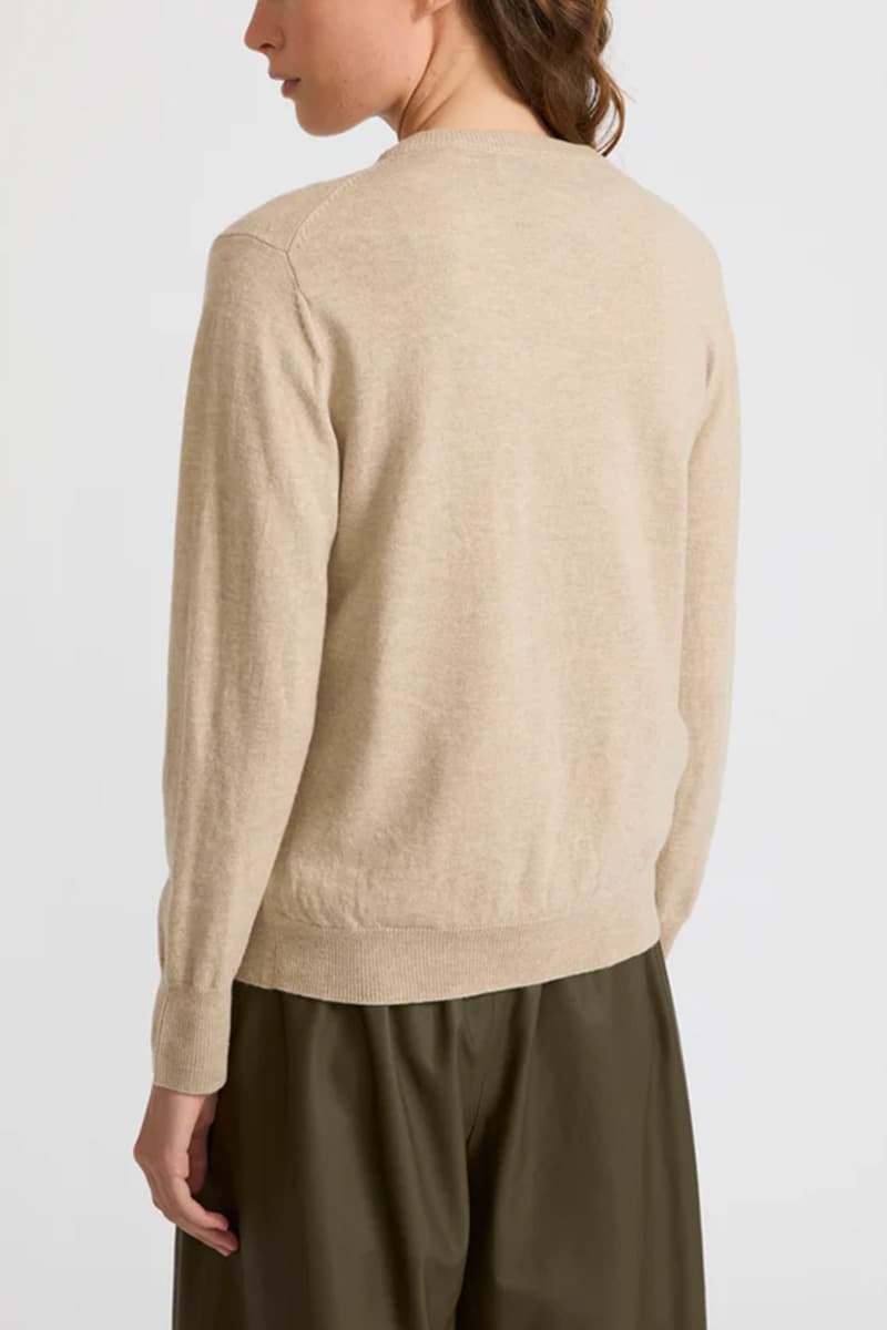 울 캐시미어 가디건 CE5SFKNCD001C23