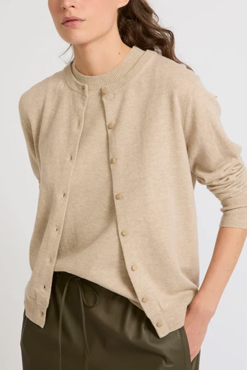 울 캐시미어 가디건 CE5SFKNCD001C23