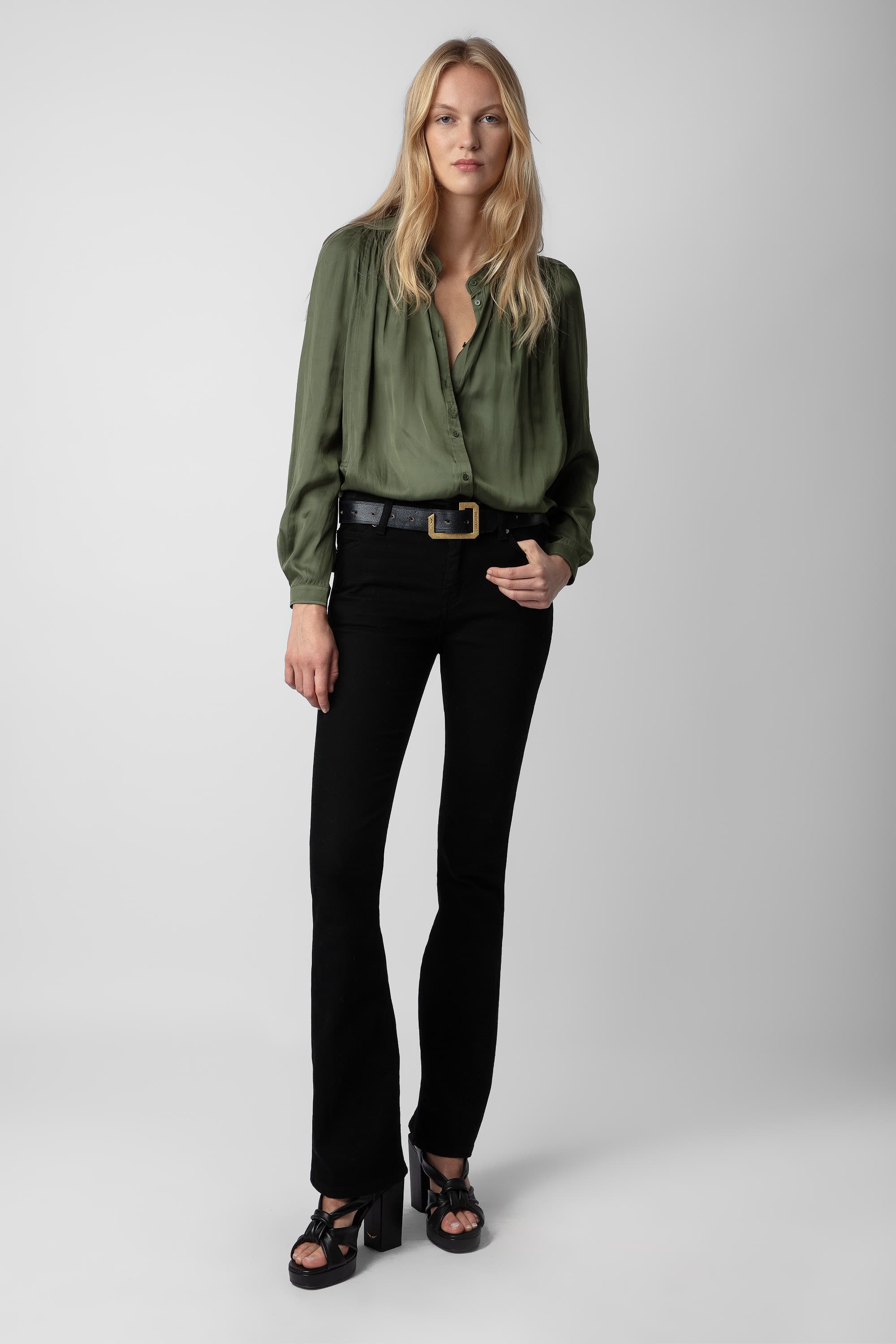 Tchin Satin Blouse