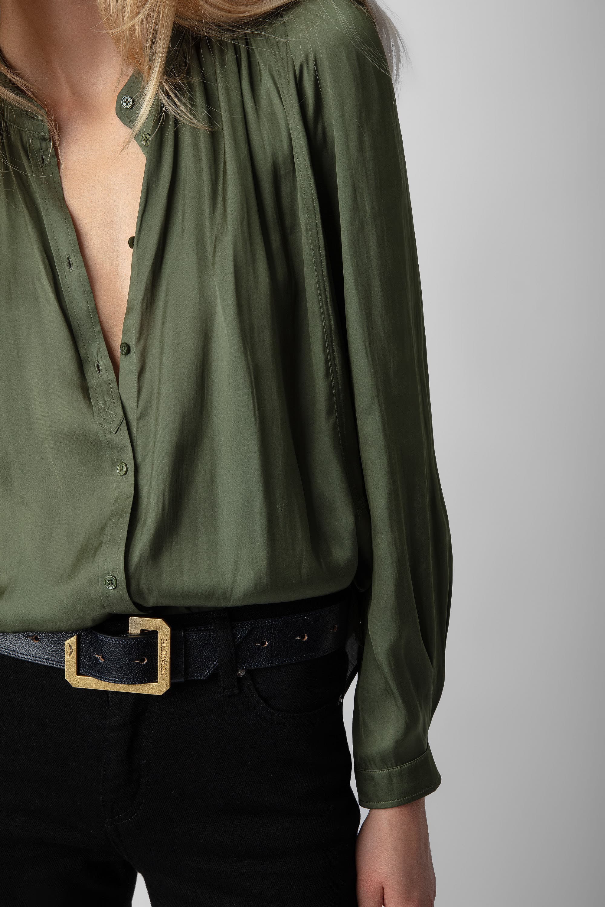 Tchin Satin Blouse