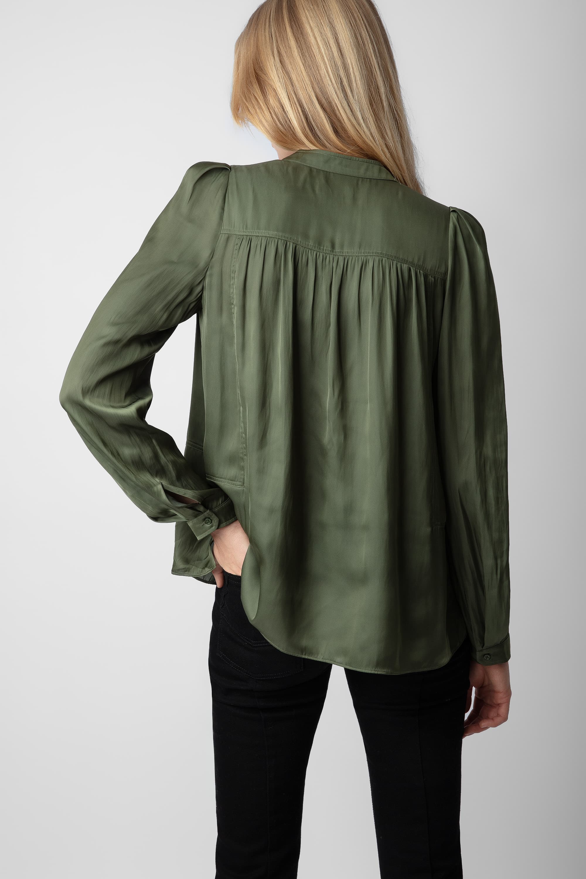 Tchin Satin Blouse