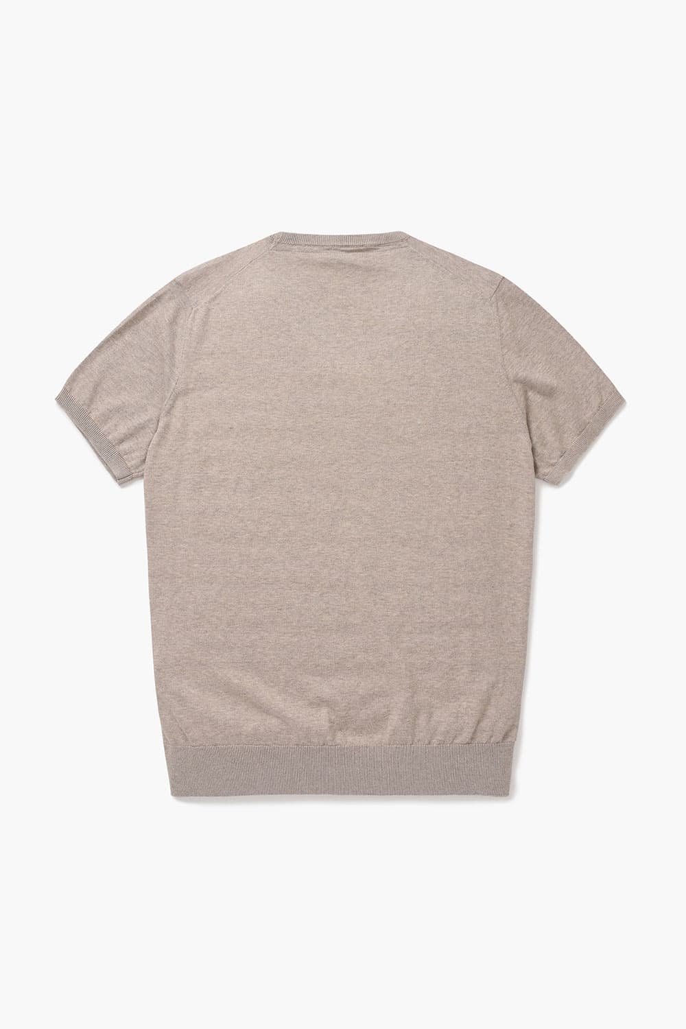 코튼 크루넥 반소매 니트 BR601MCP452905