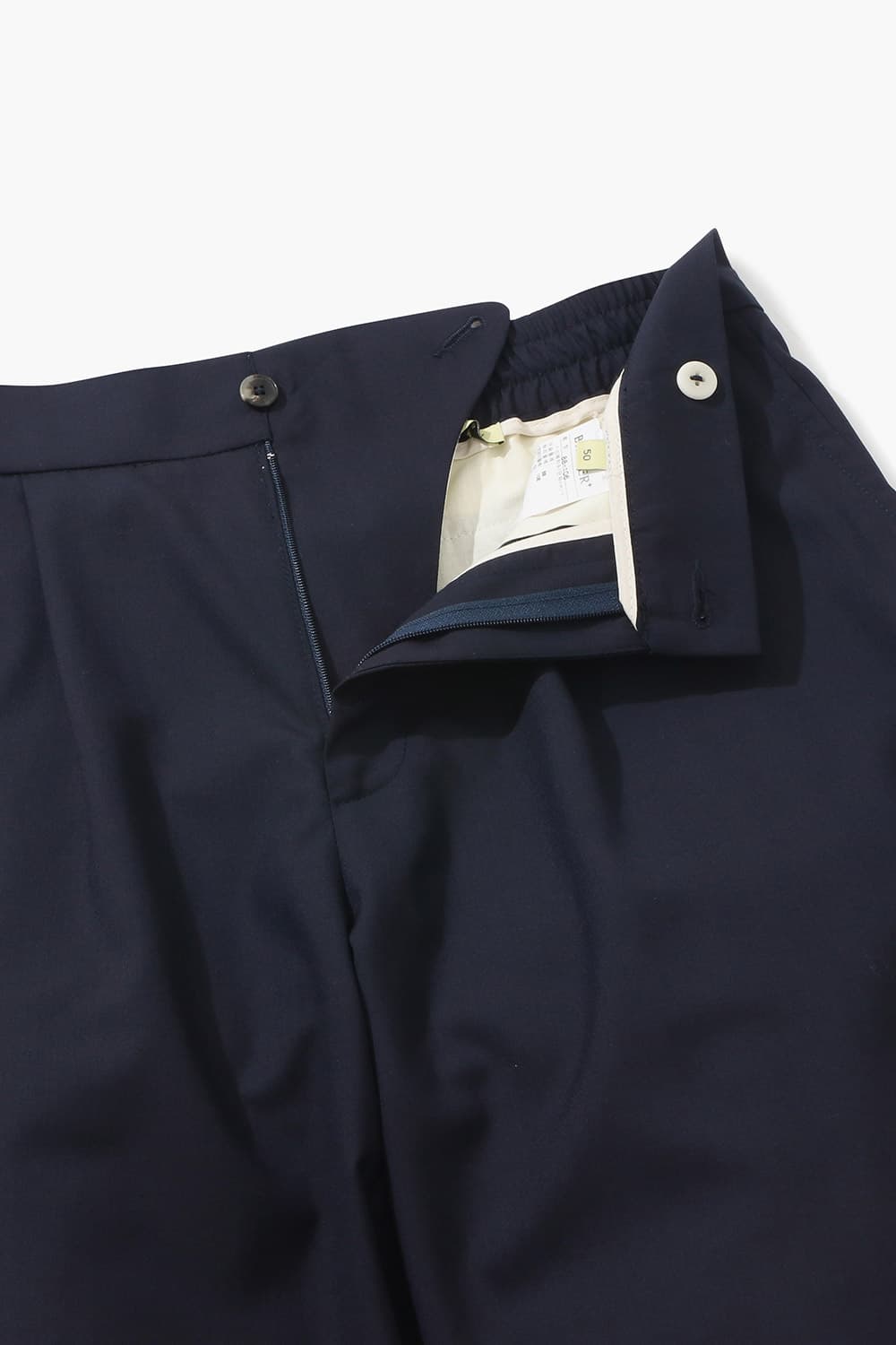 TROUSERS 울 벌룬 001 다크네이비 캐주얼 팬츠