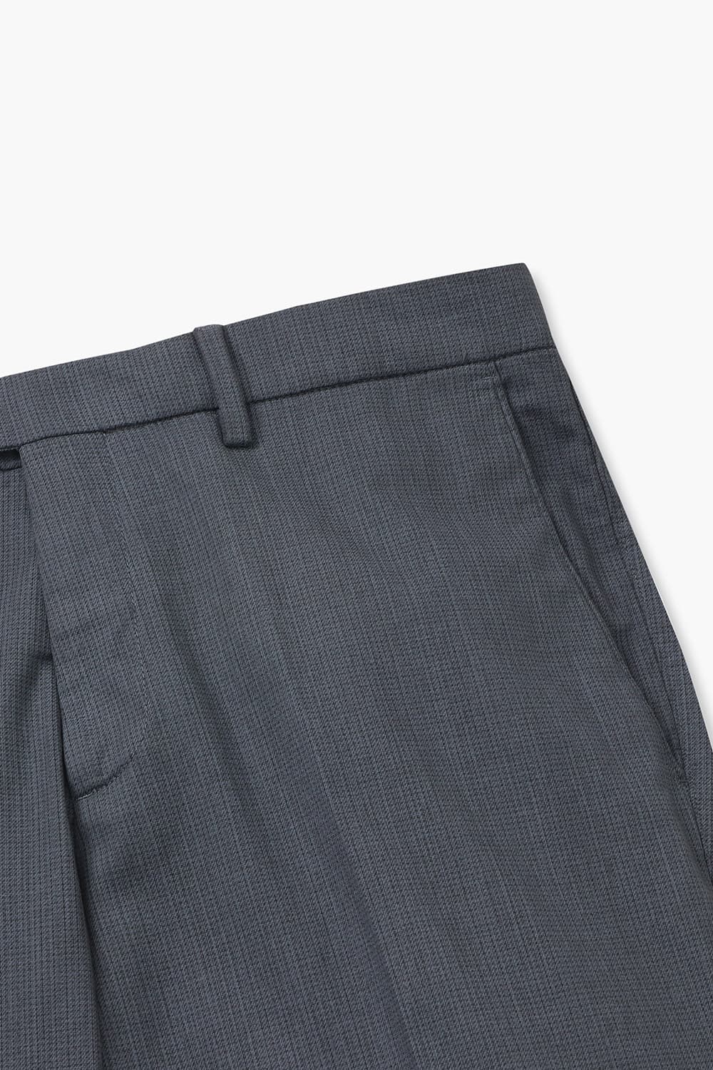 코튼 슬림 그레이 팬츠
