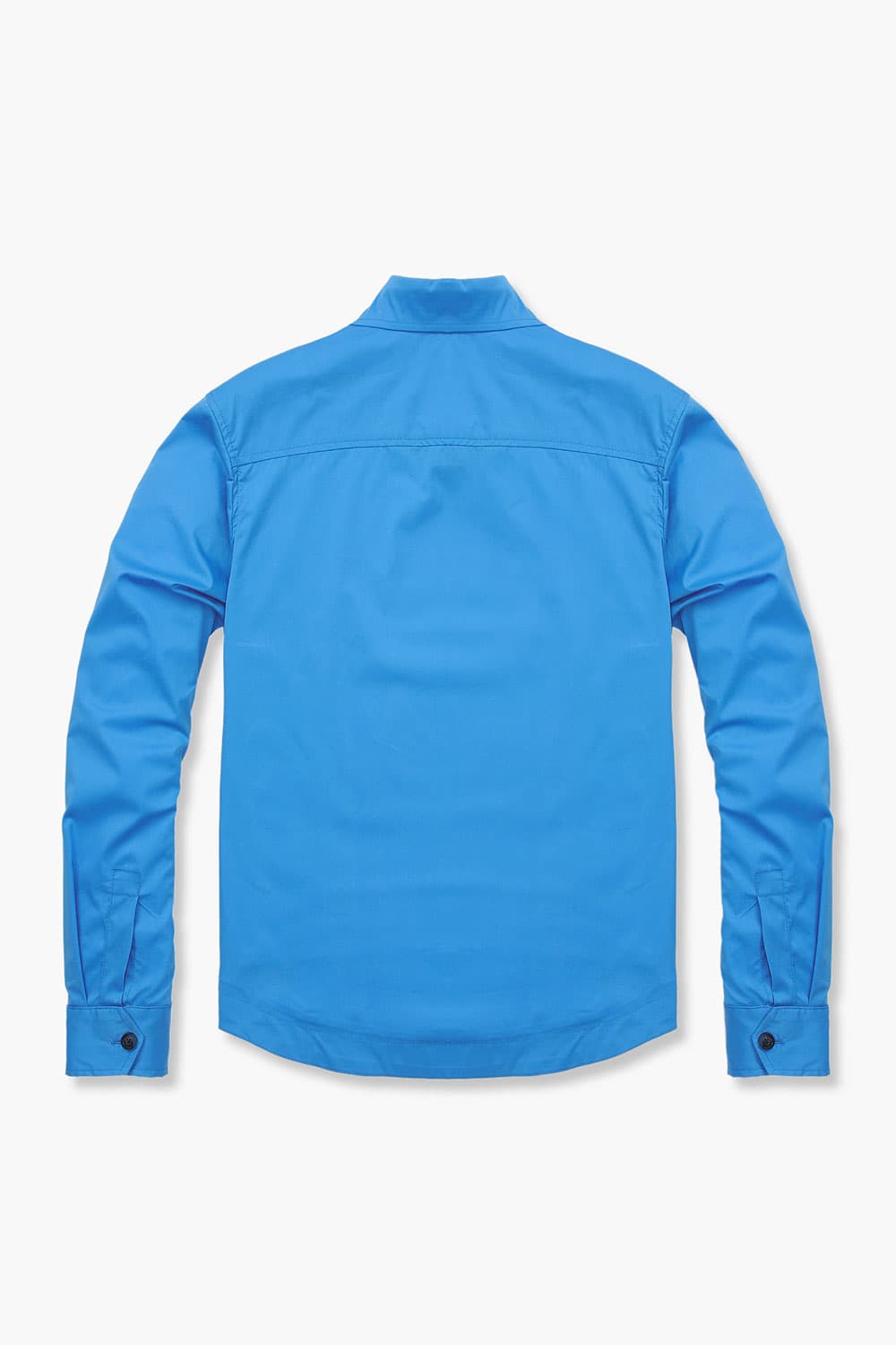 코튼 셔츠형 블루 캐주얼 자켓