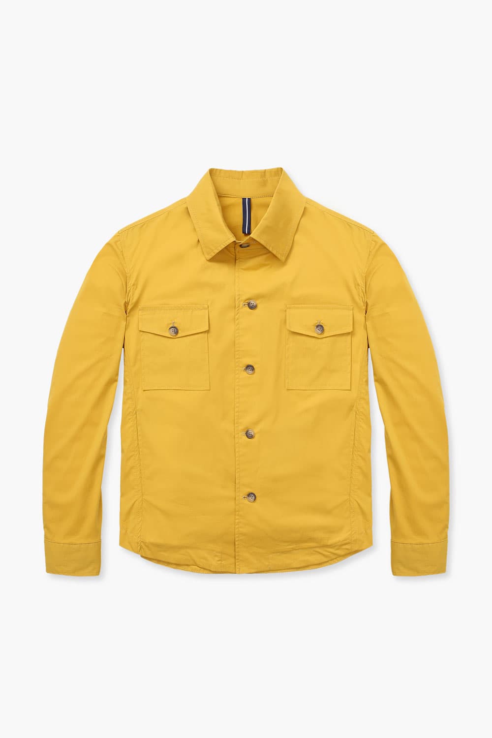 코튼 셔츠형 옐로우 캐주얼 자켓