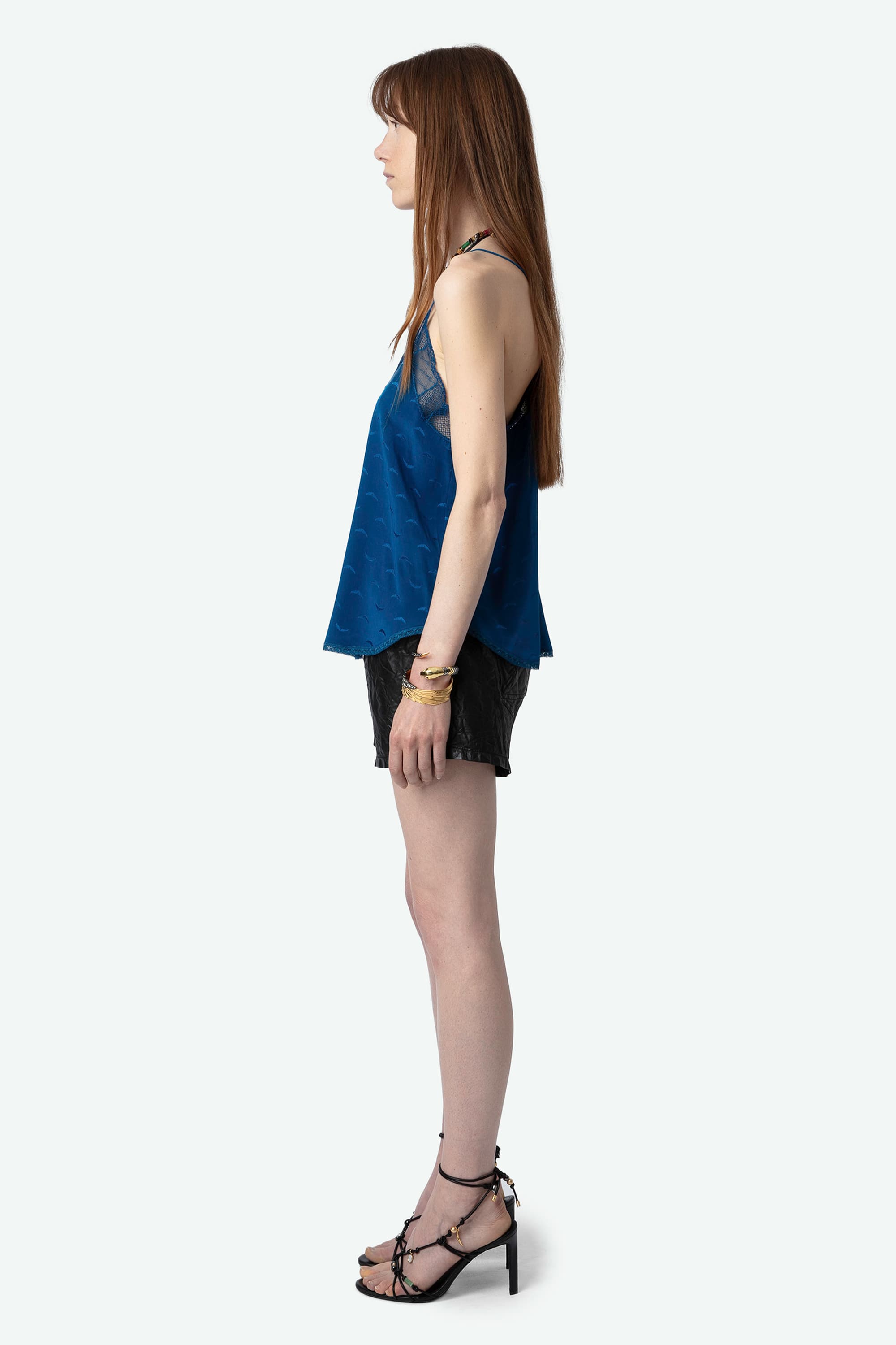 Christy Jacquard Silk Camisole