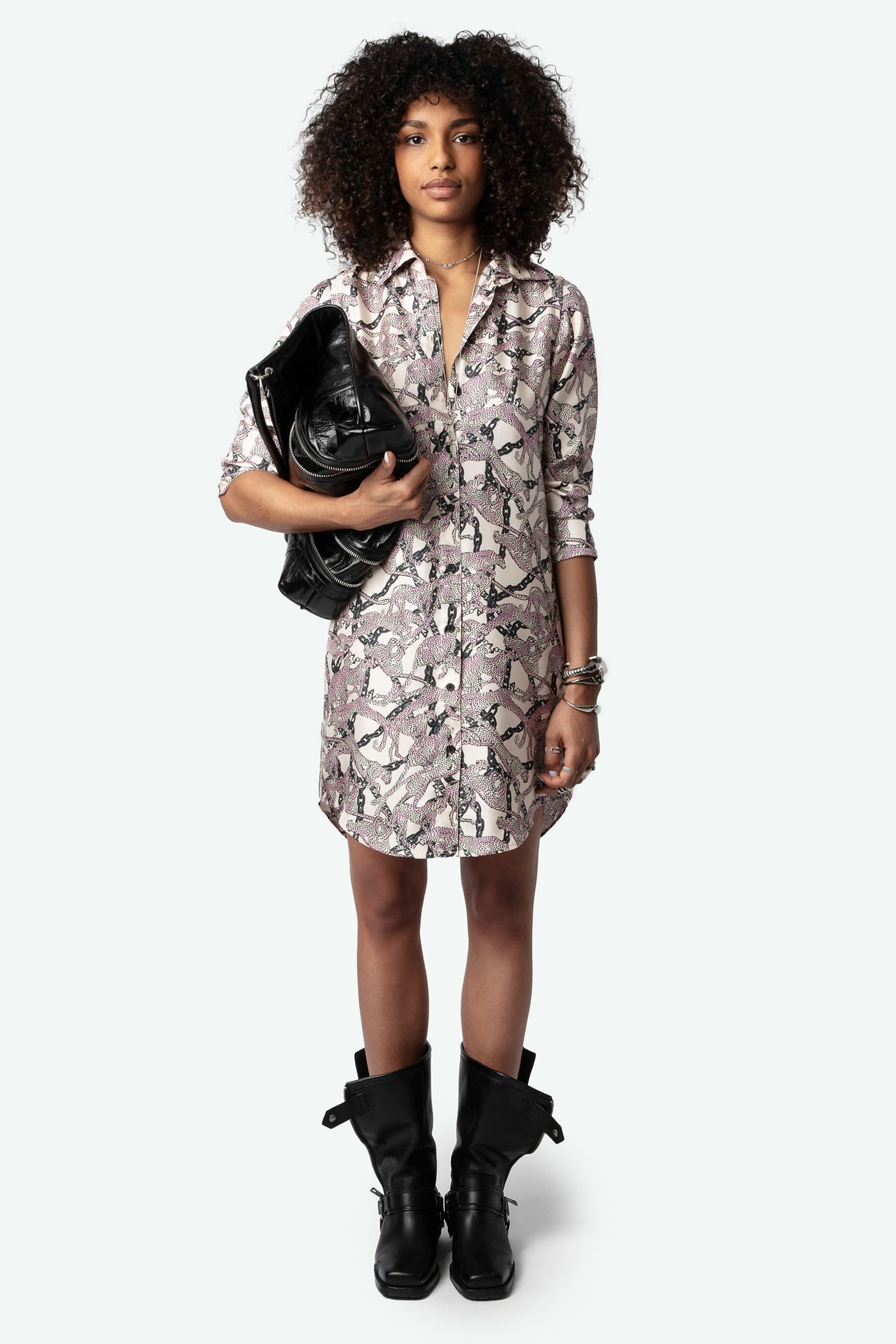 Rais Chain Silk Dress