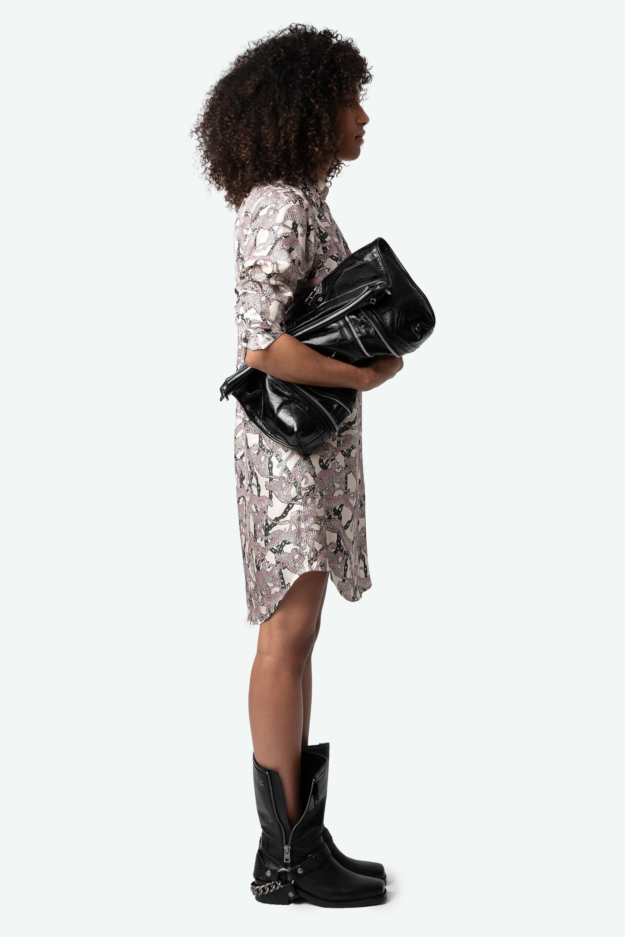 Rais Chain Silk Dress