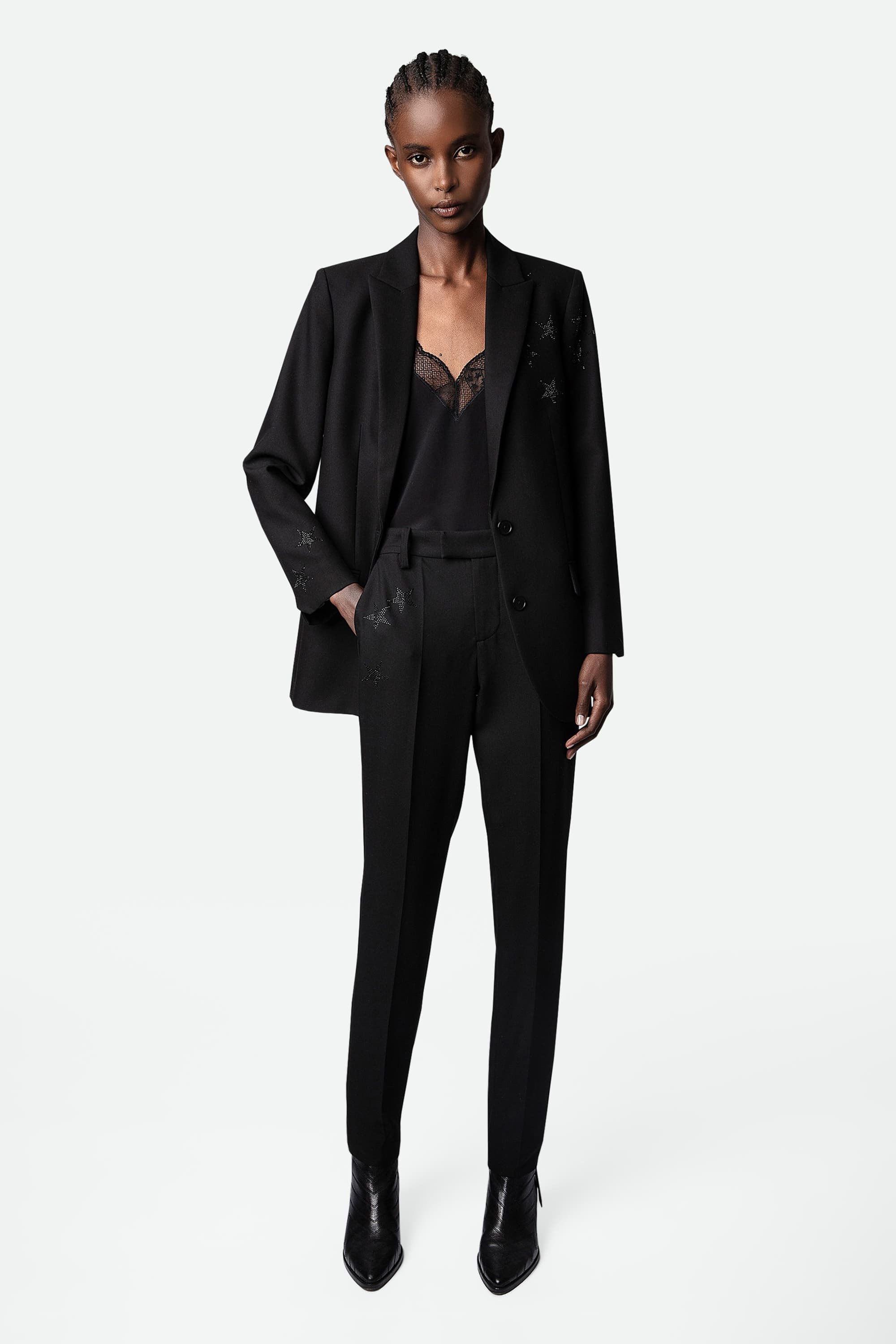 Prune Strass Star Pants