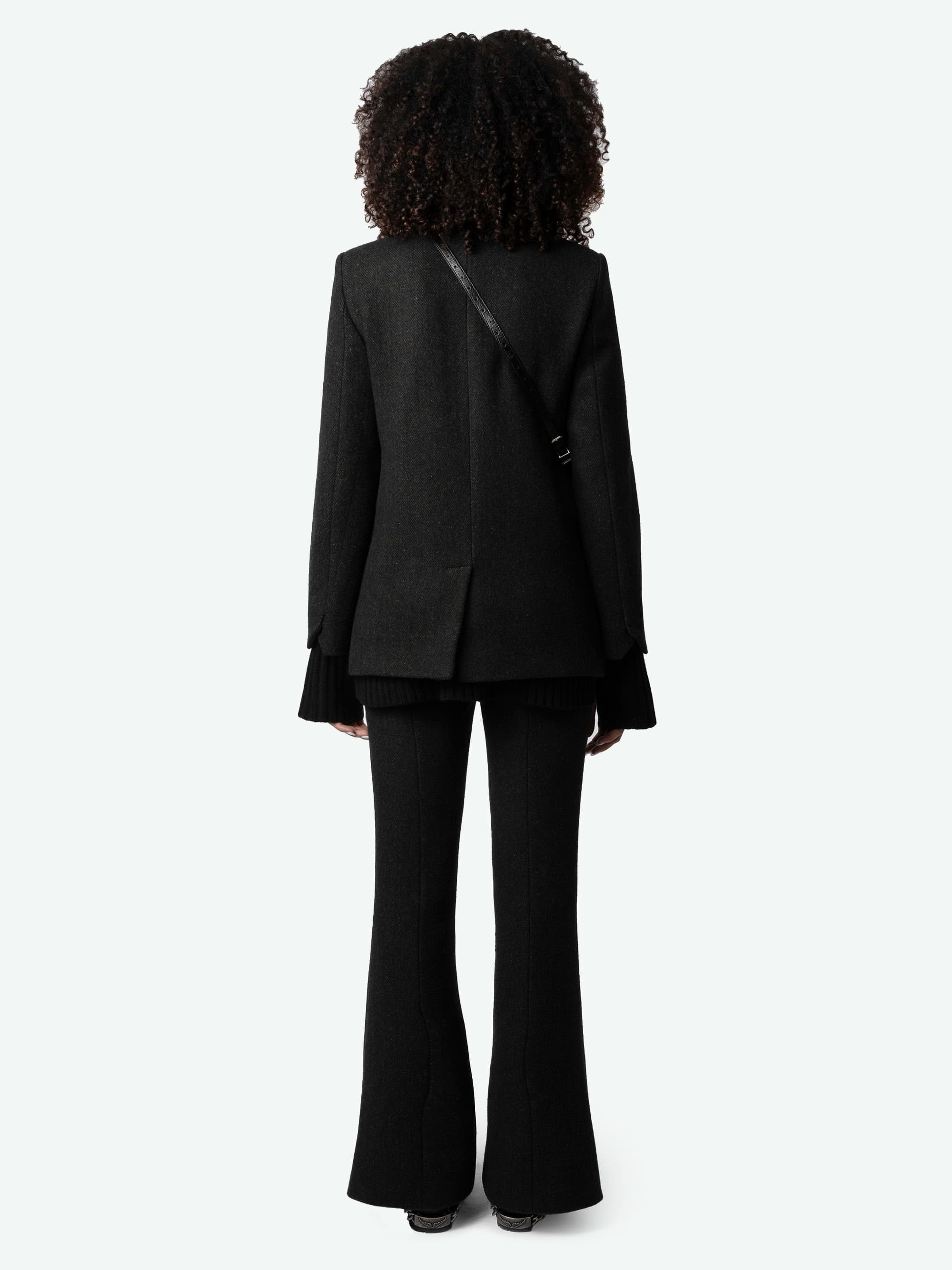 Prevy Chevron Wool Pants