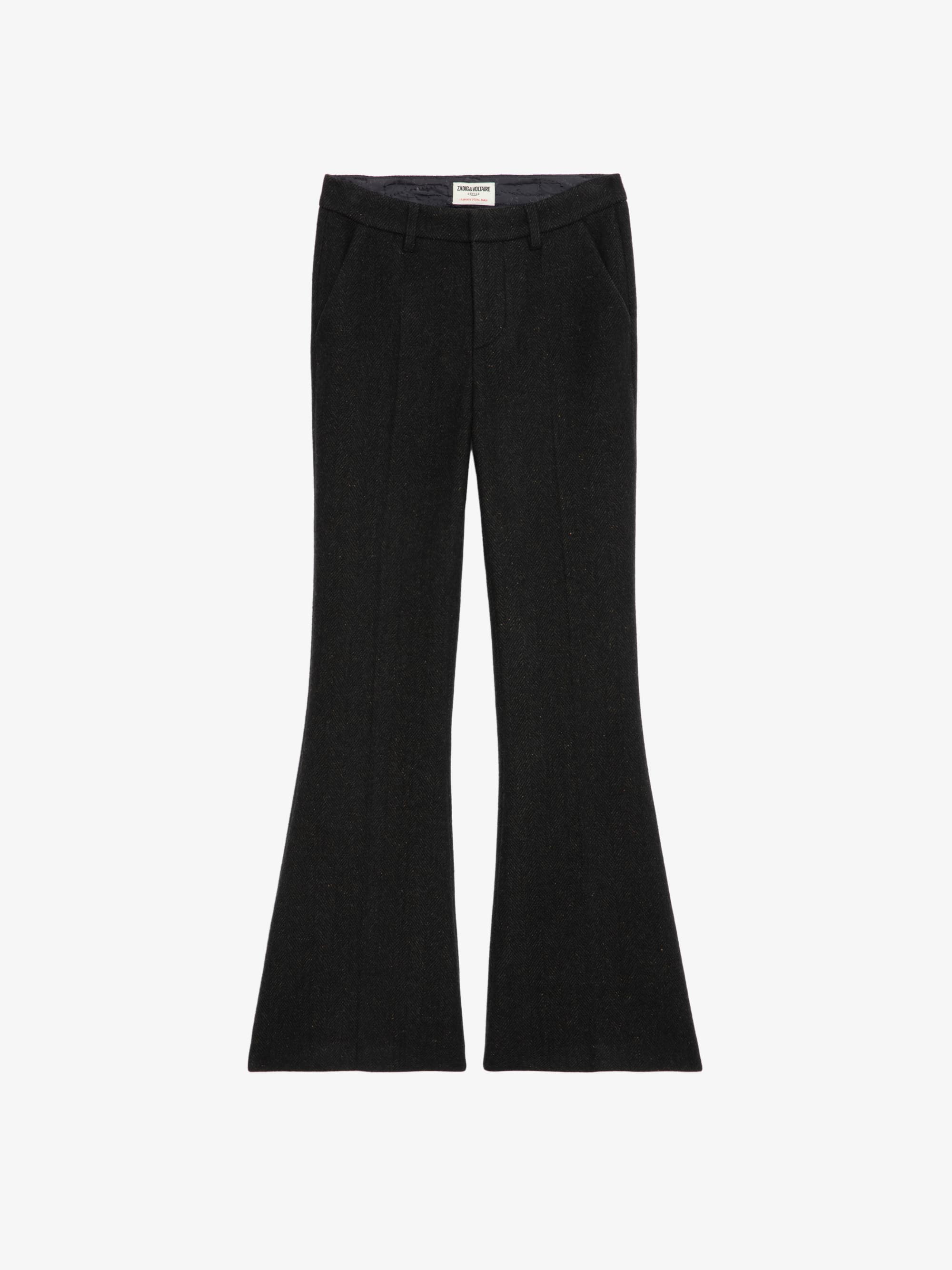Prevy Chevron Wool Pants
