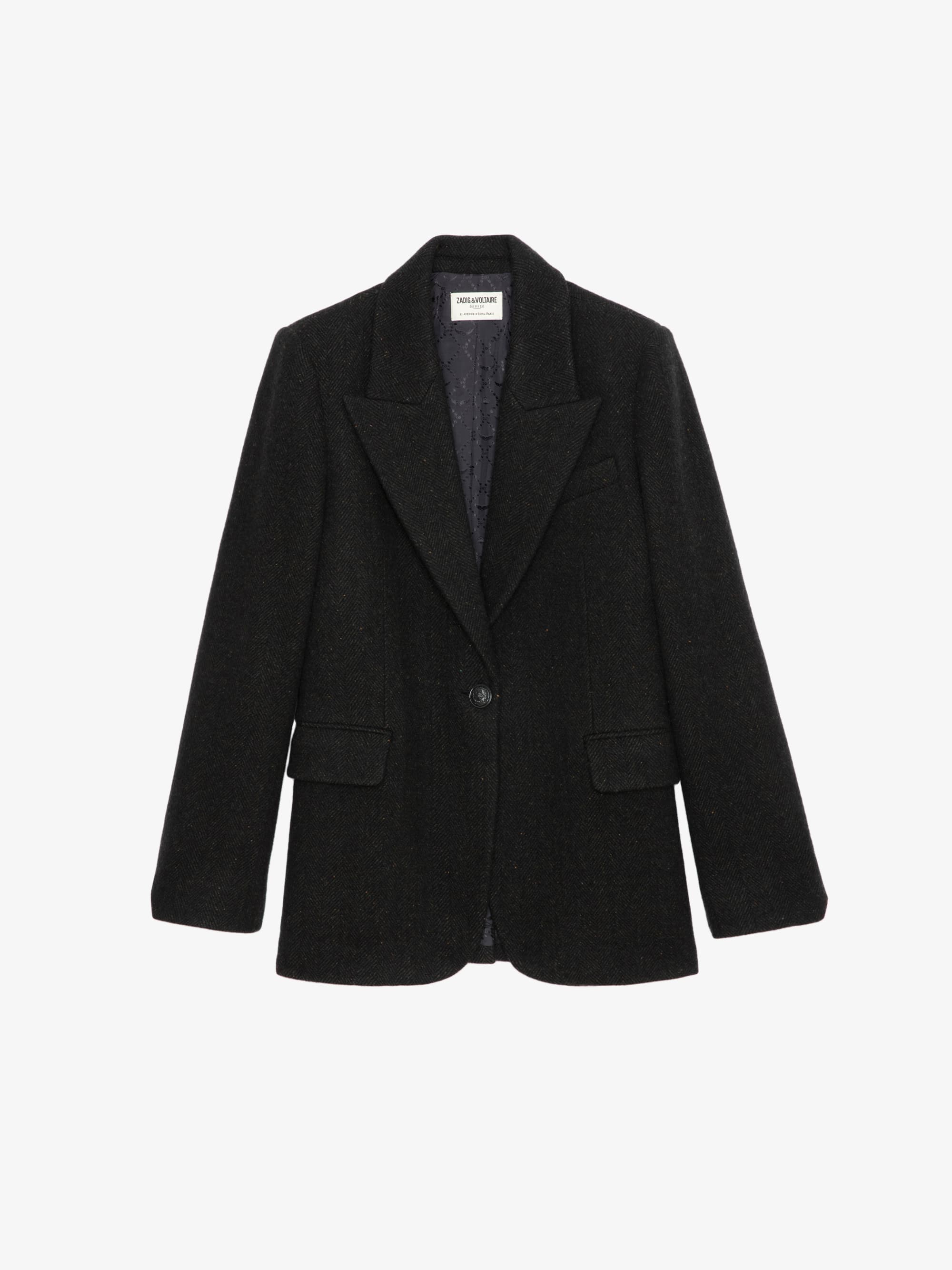 Vingt Chevron Wool Jacket