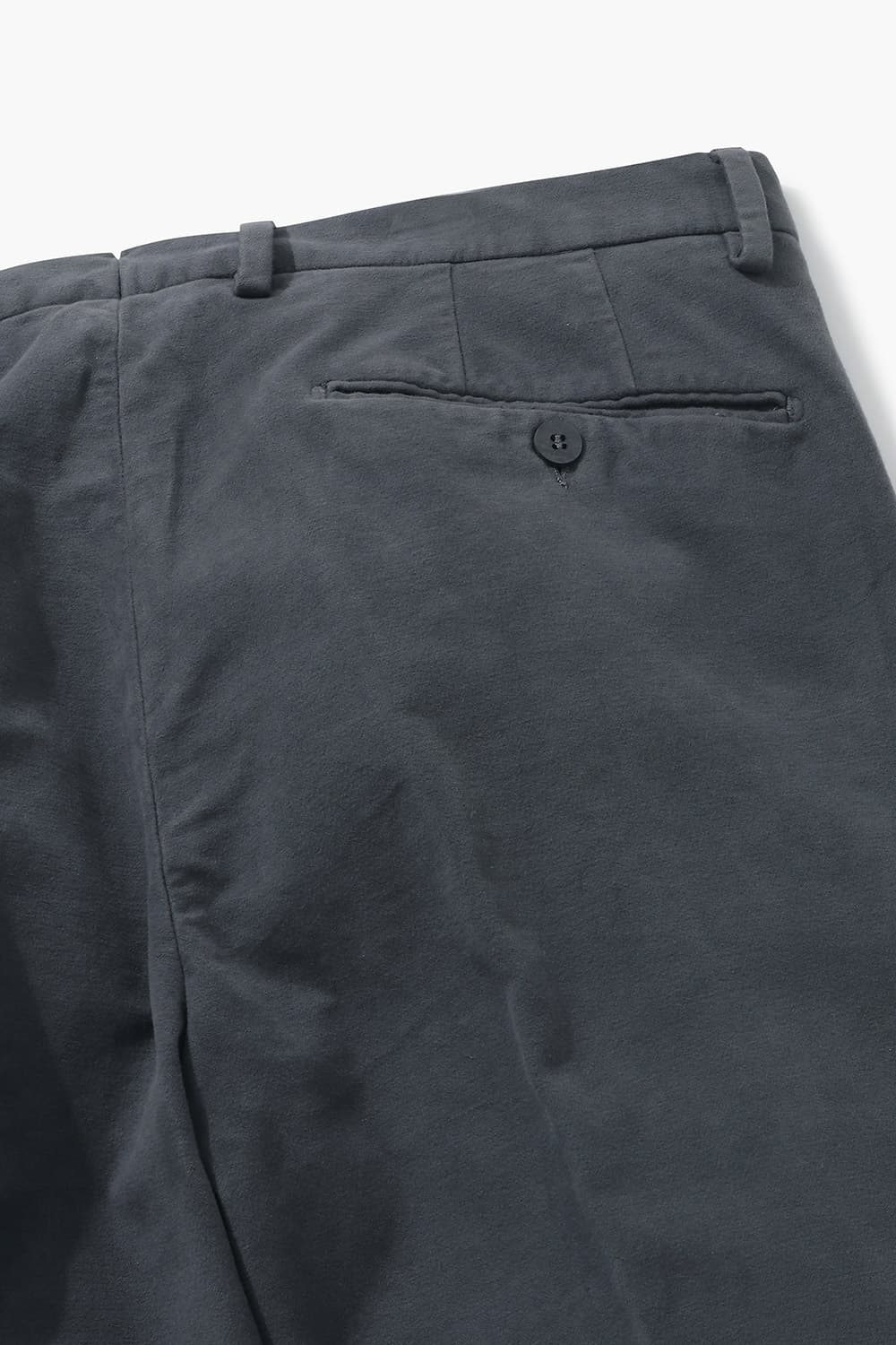 코튼 테이퍼드 차콜그레이 팬츠