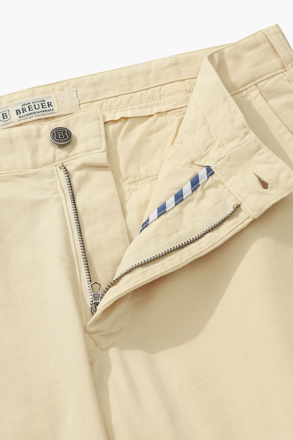 코튼 스트레이트 베이지 캐주얼 팬츠