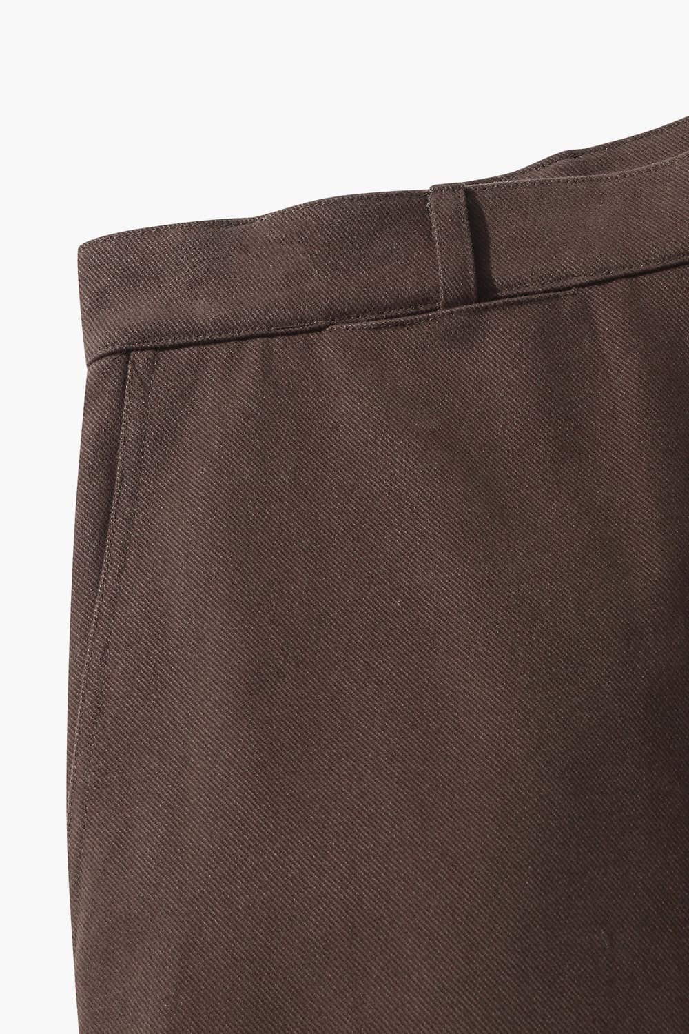 TROUSERS 코튼 벌룬 103 다크브라운 캐주얼 팬츠