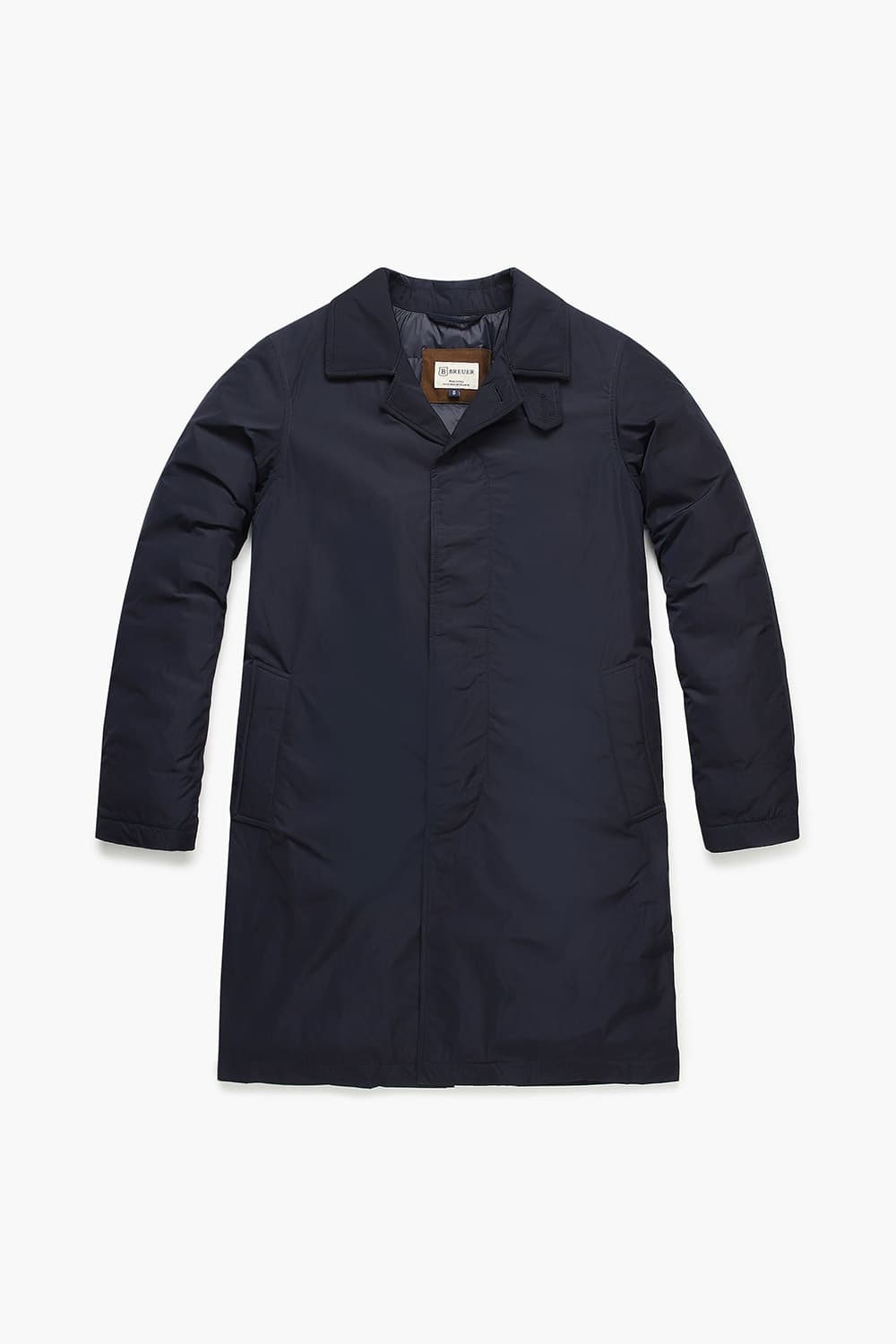 구스 다운 롱 다크네이비 다운 점퍼