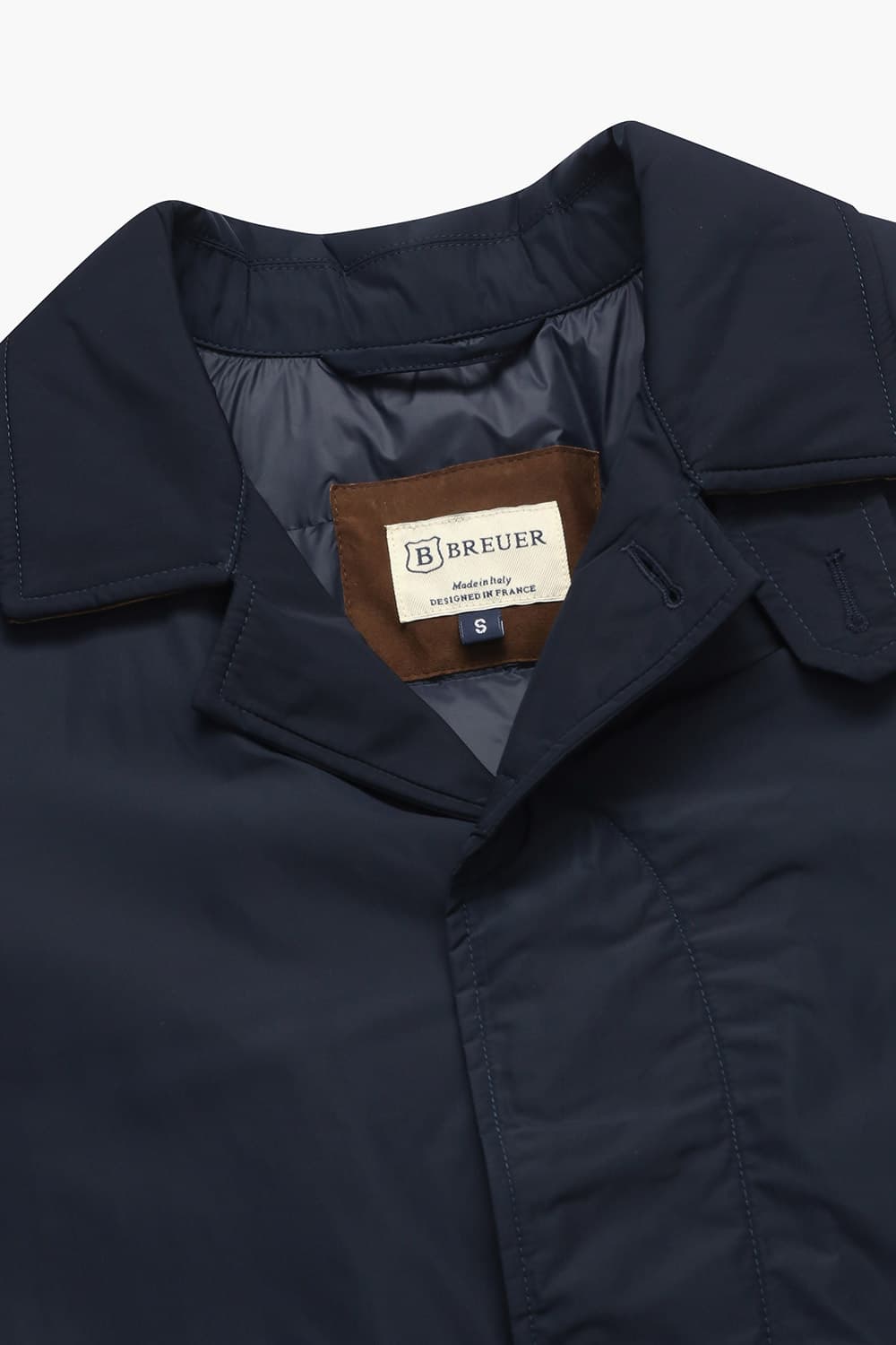 구스 다운 롱 다크네이비 다운 점퍼