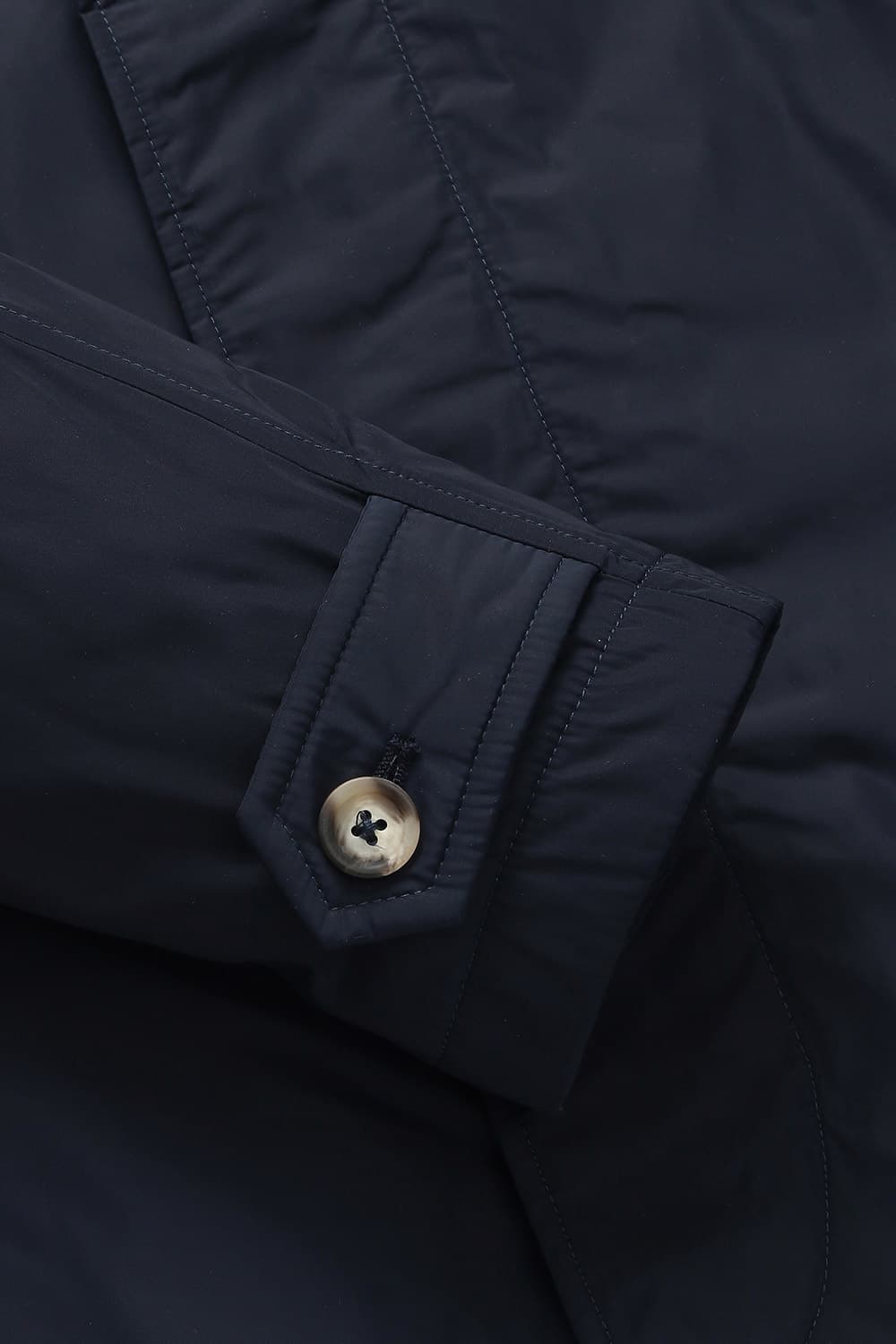 구스 다운 롱 다크네이비 다운 점퍼