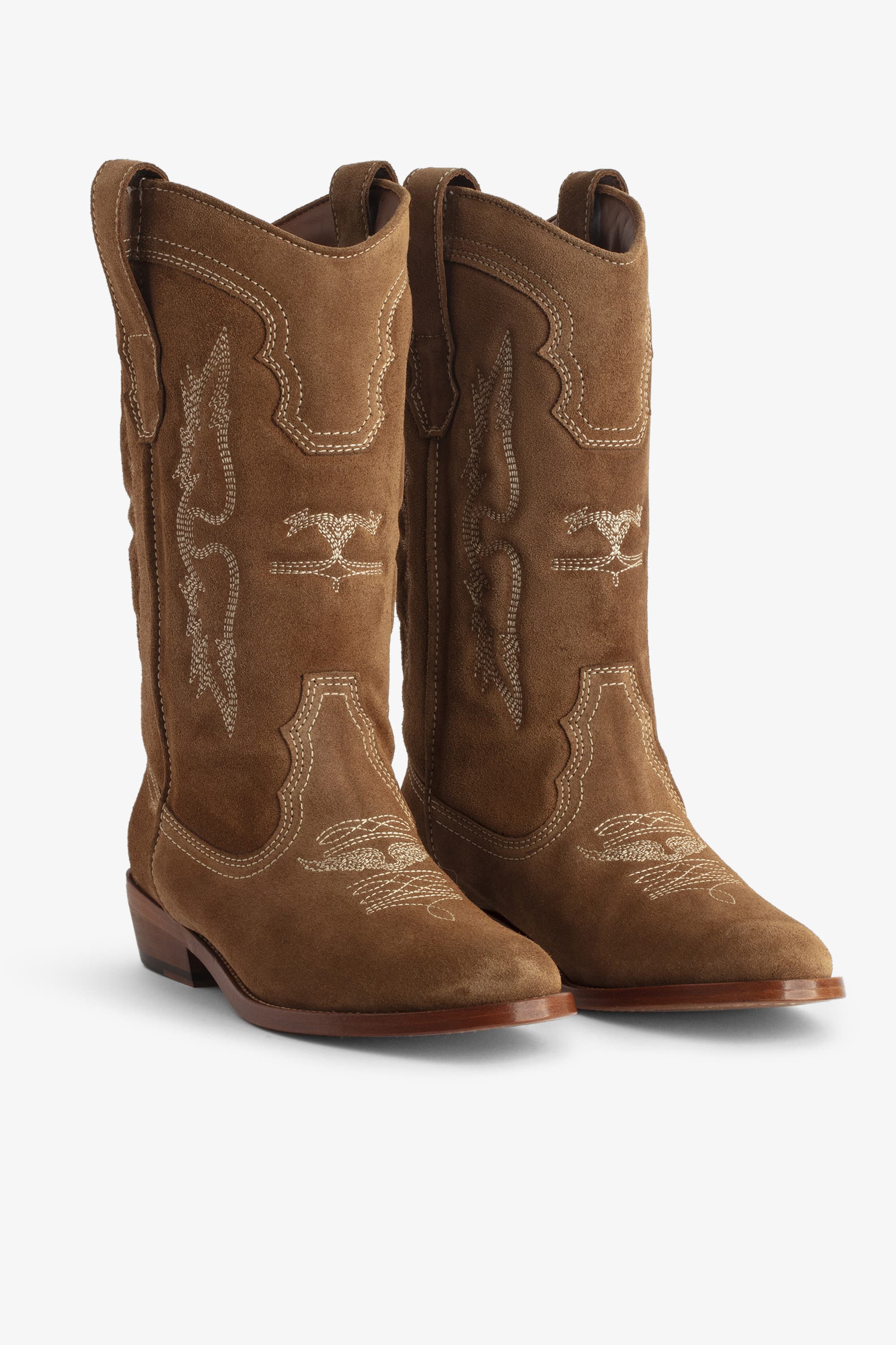 Tex Western Suede Boots