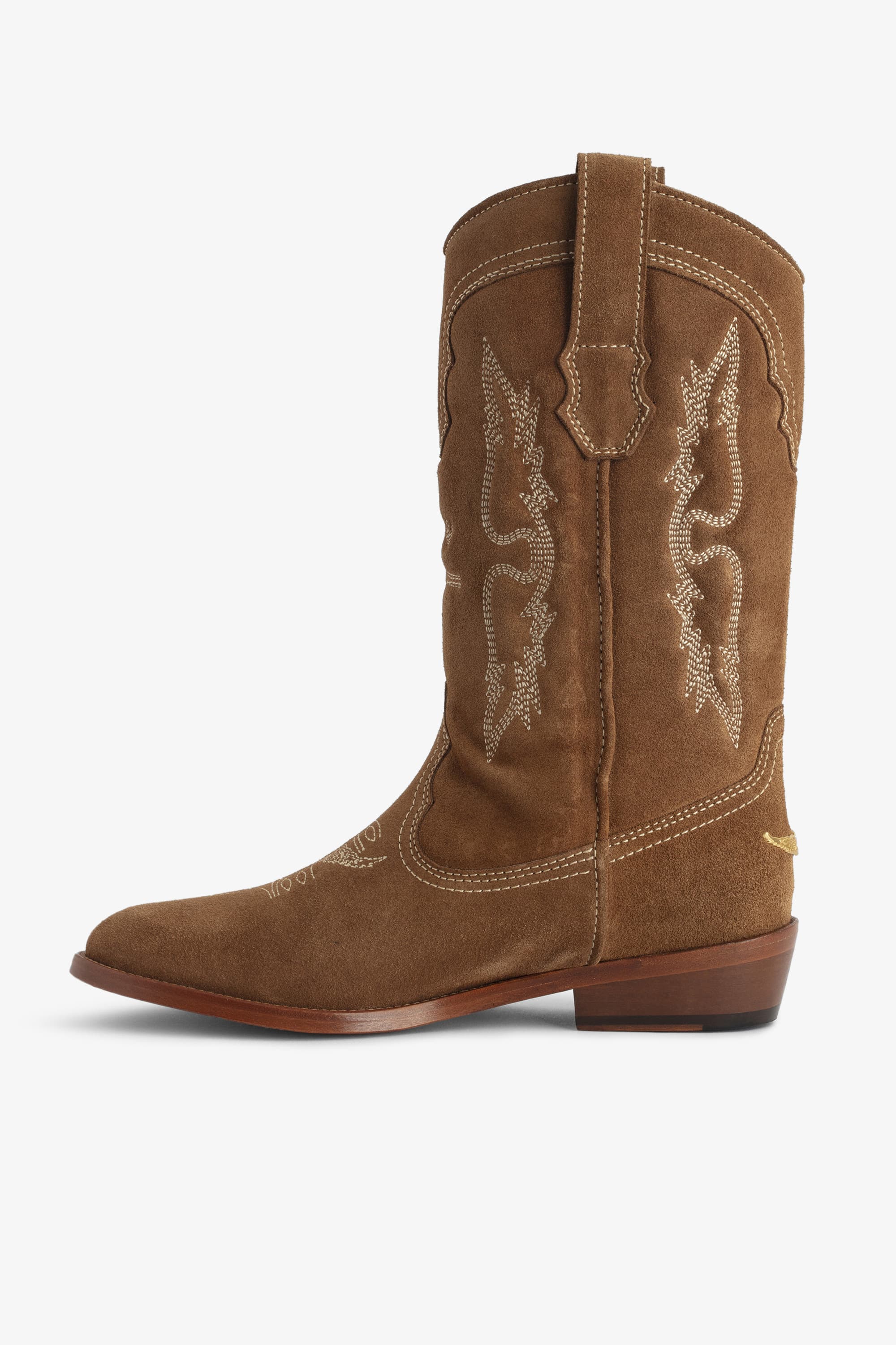 Tex Western Suede Boots