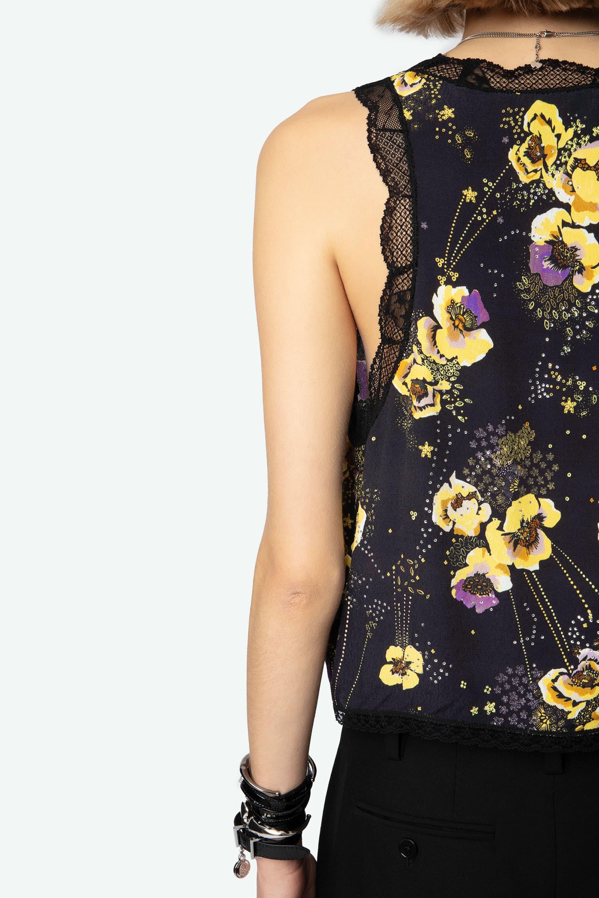 Em Flower Strass Blouse