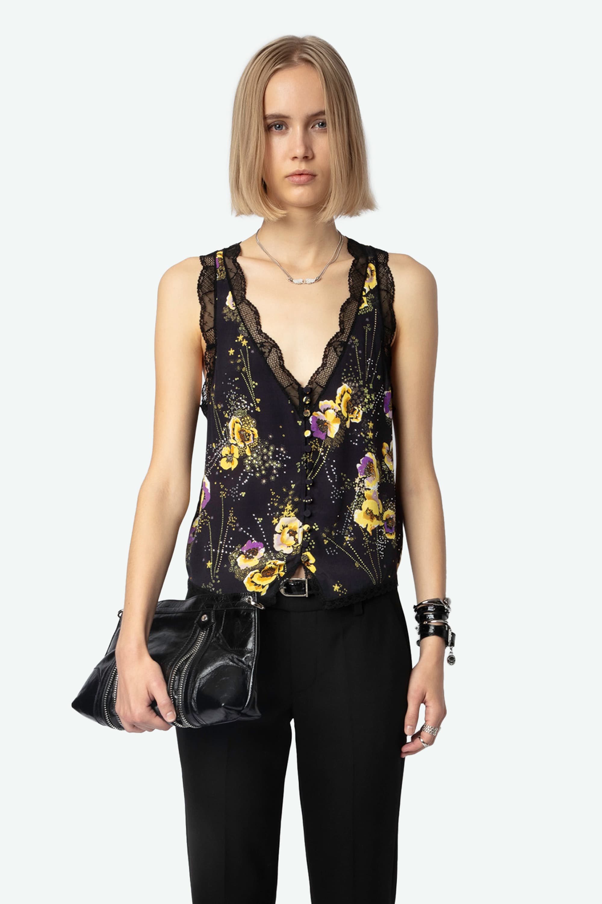 Em Flower Strass Blouse