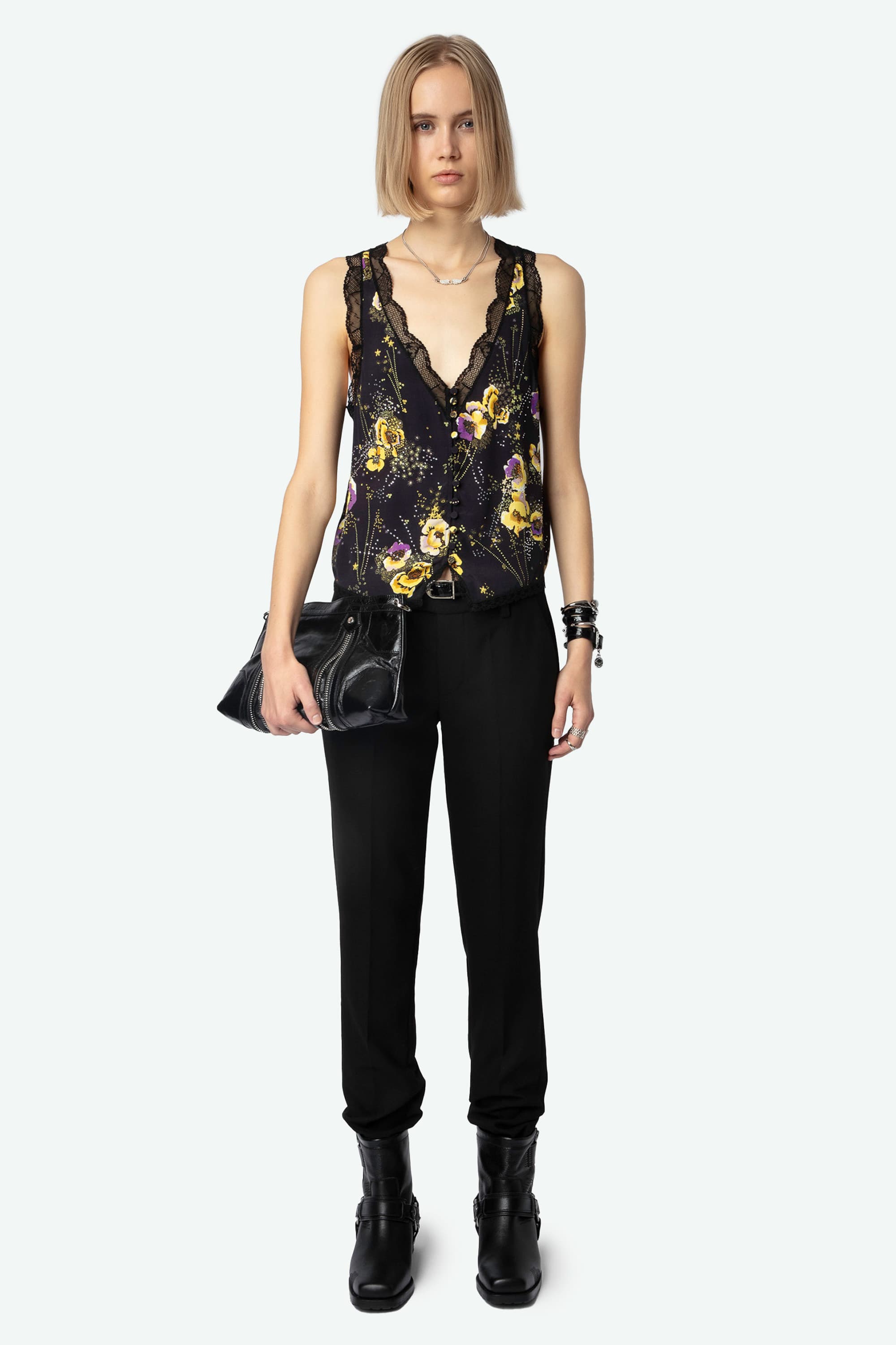 Em Flower Strass Blouse