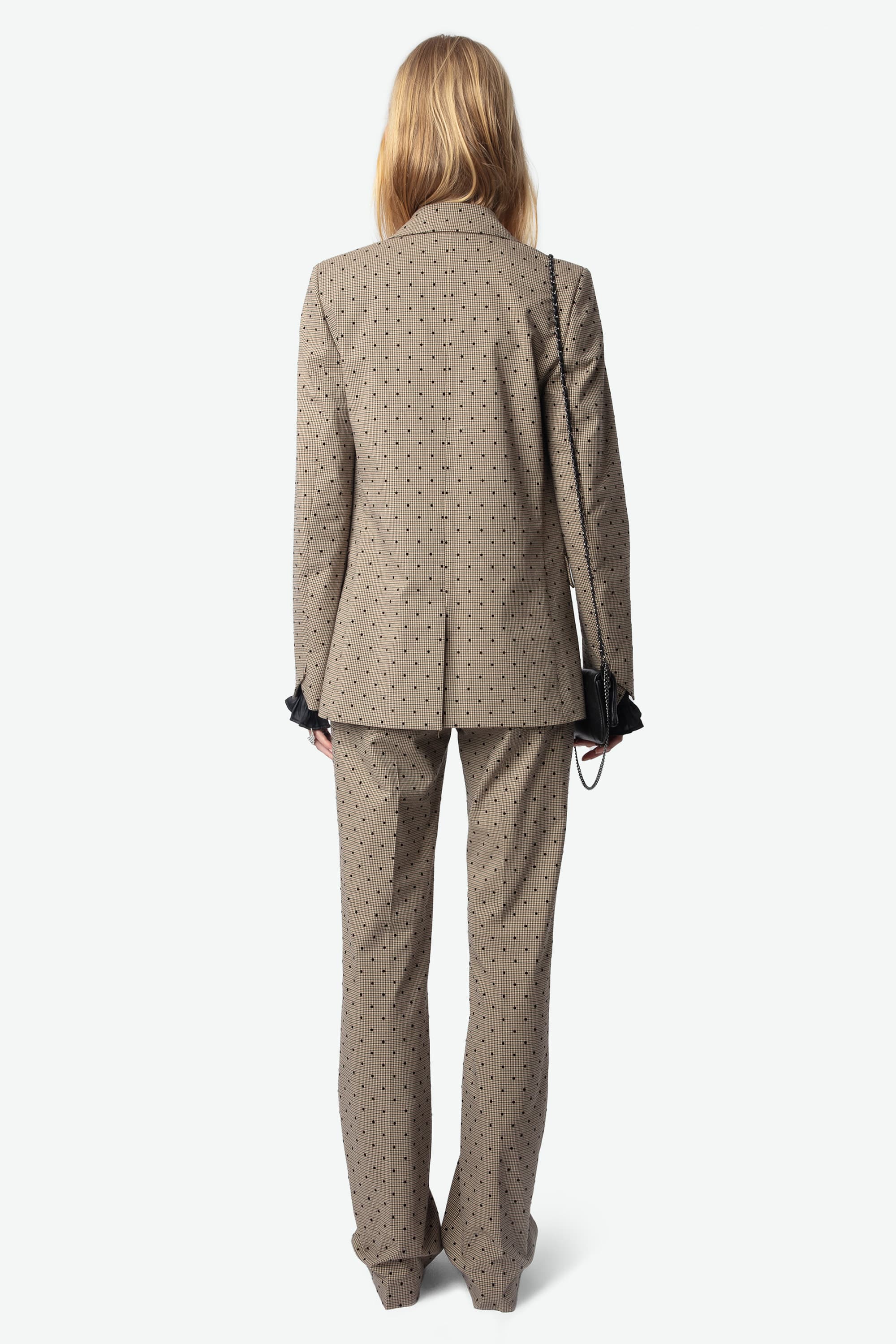 Pistol Check Dotted Pants