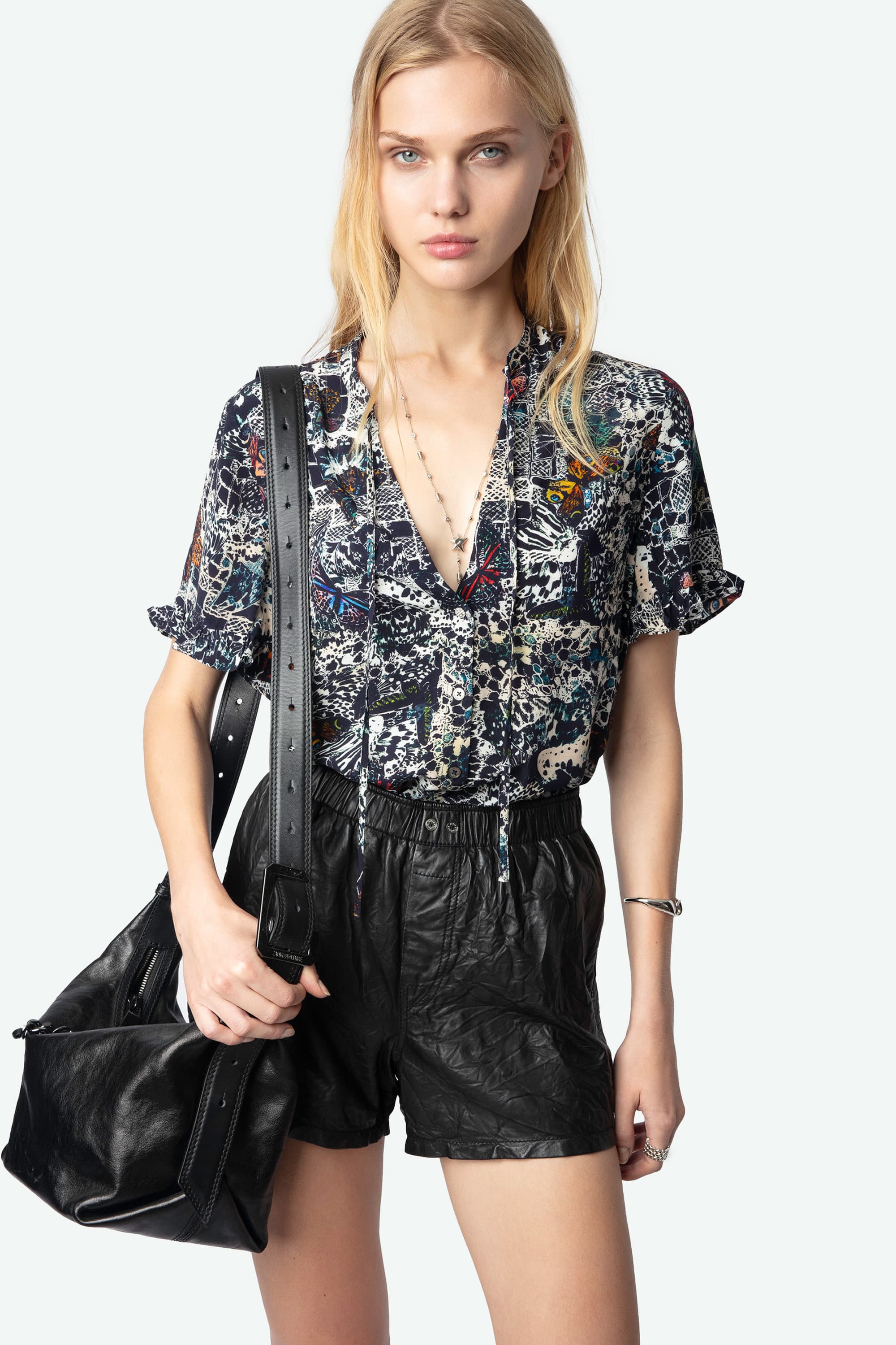 Tafiz Butterflies Blouse