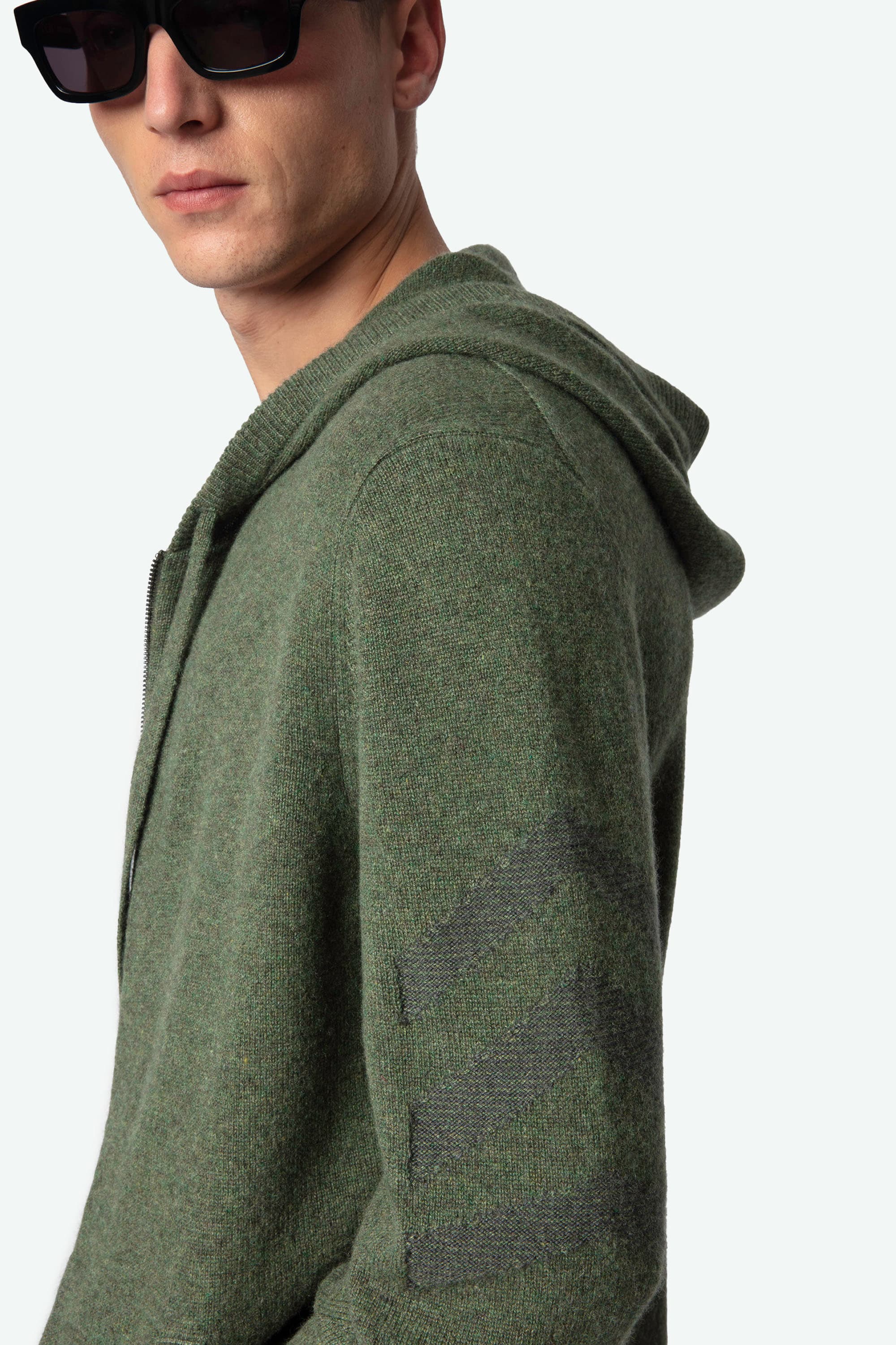 Clash Arrow Cashmere Cardigan