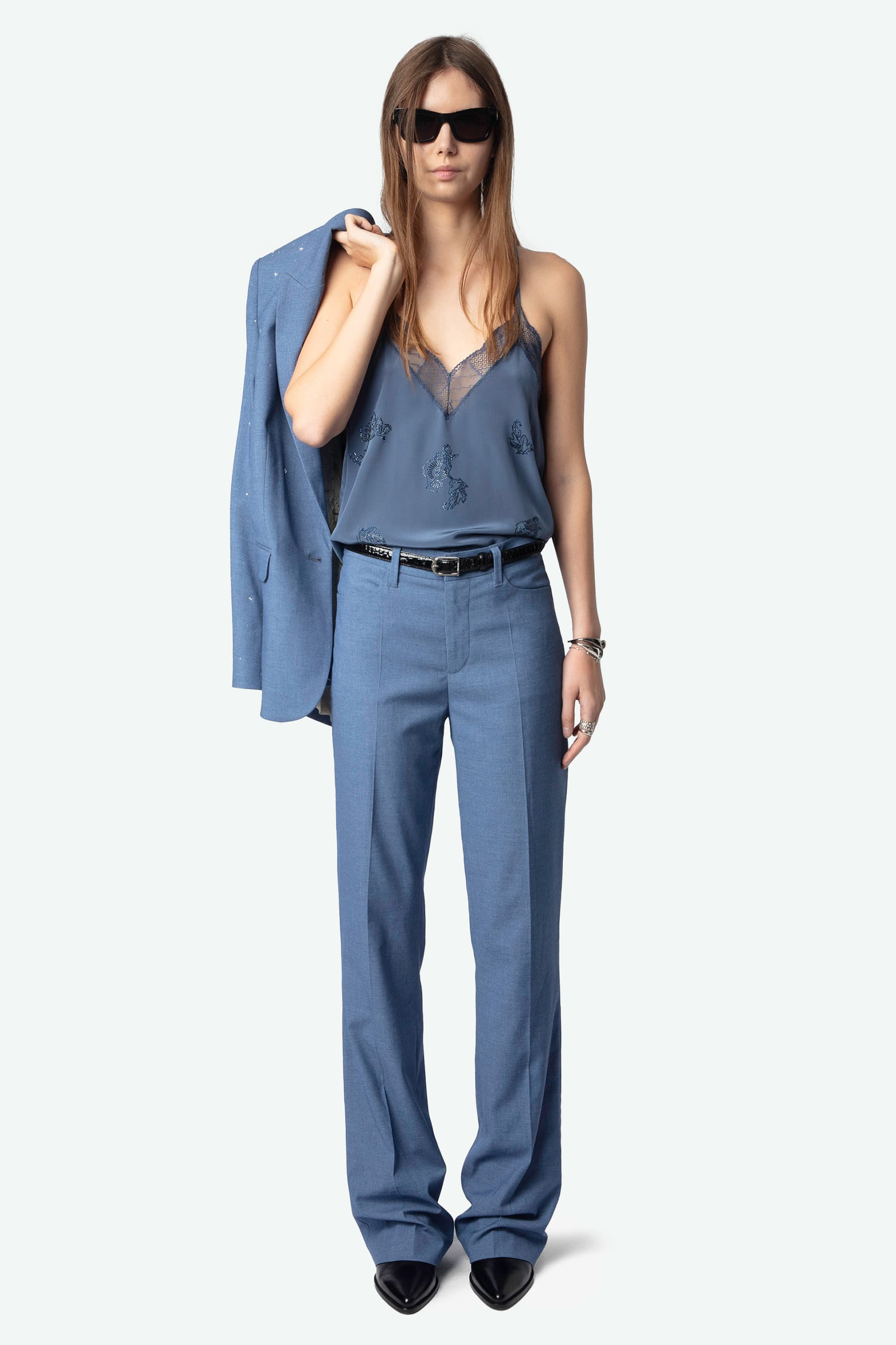 Christy Flower Silk Camisole