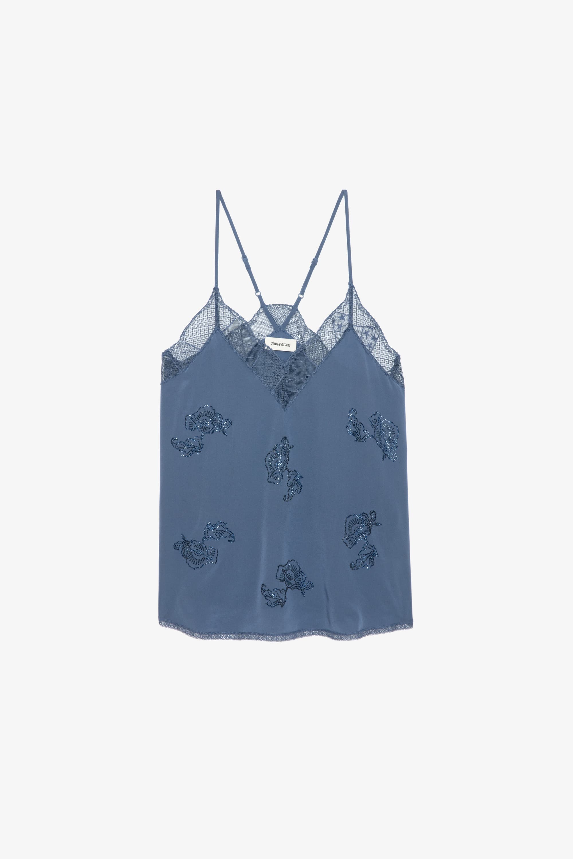 Christy Flower Silk Camisole