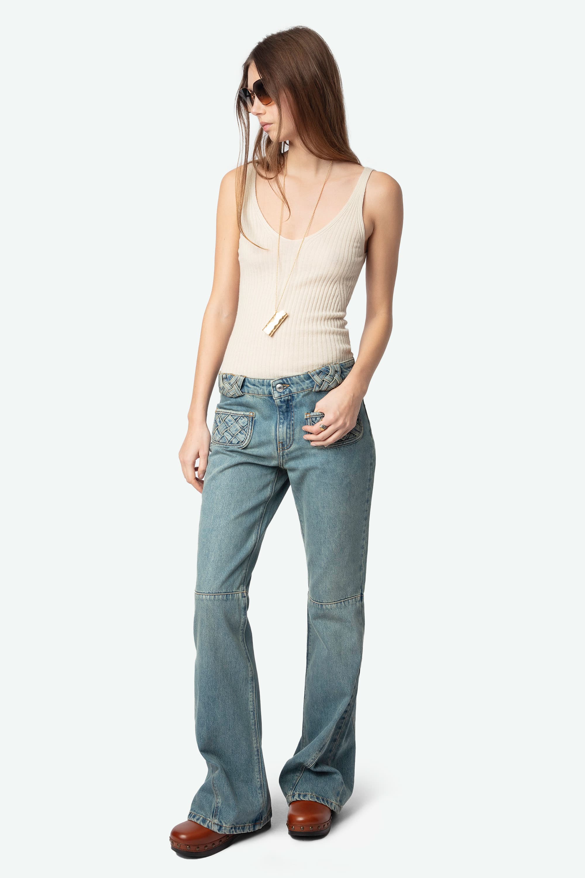 Nora Cashmere Knit Top