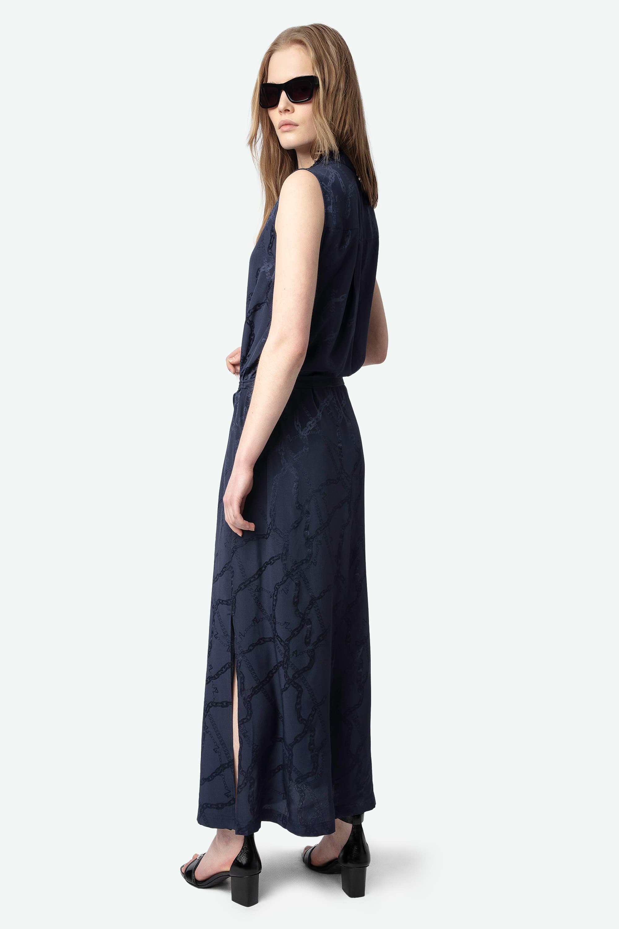Raosi Chain Silk Dress