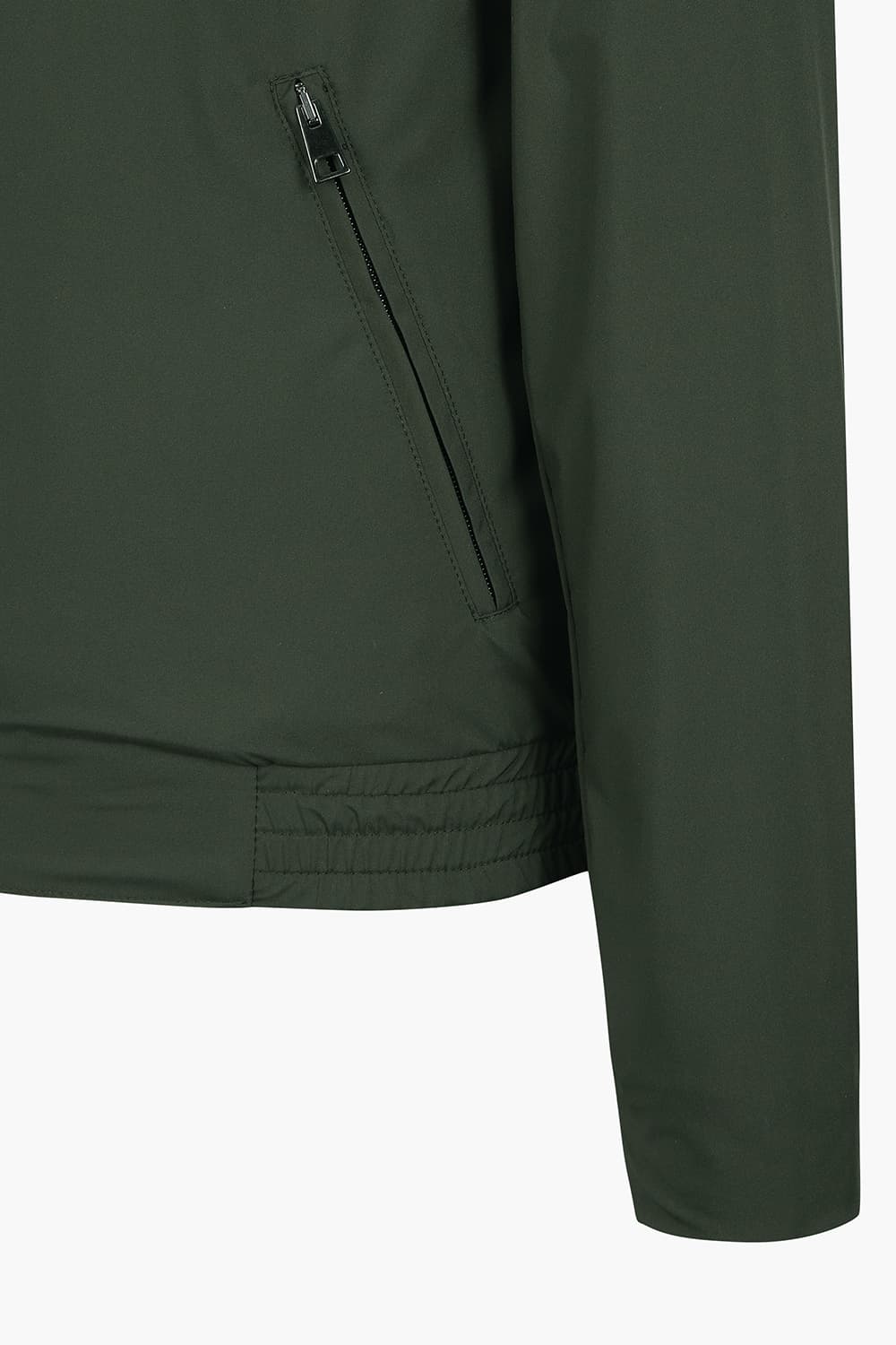 우븐 바람막이 카키브라운 점퍼